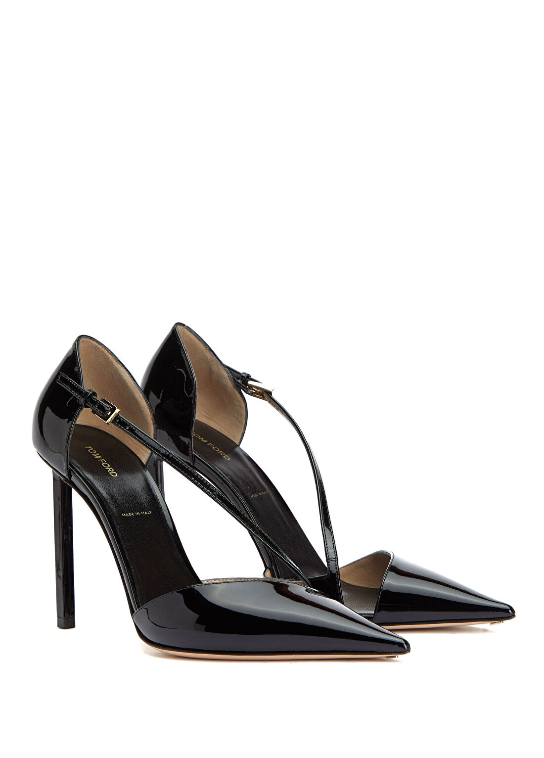 Tom Ford Siyah Deri Stiletto görsel 2