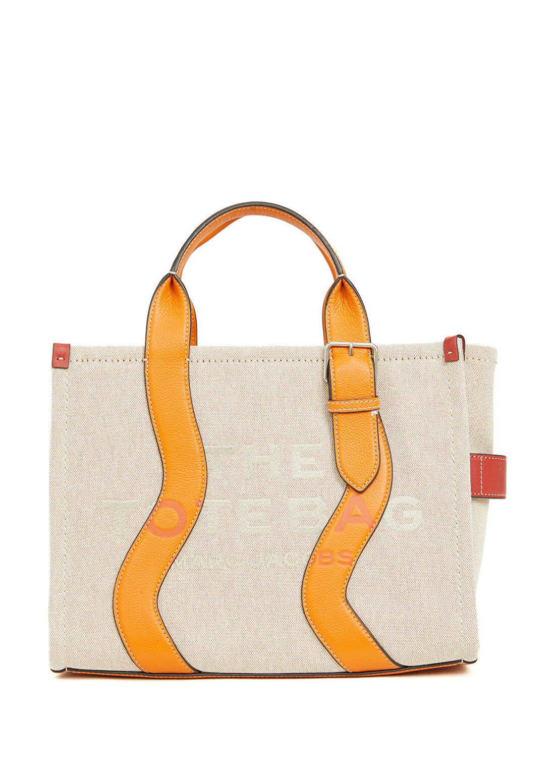 Marc Jacobs Medium Wavy Bej Turuncu Kadın Alışveriş Çantası