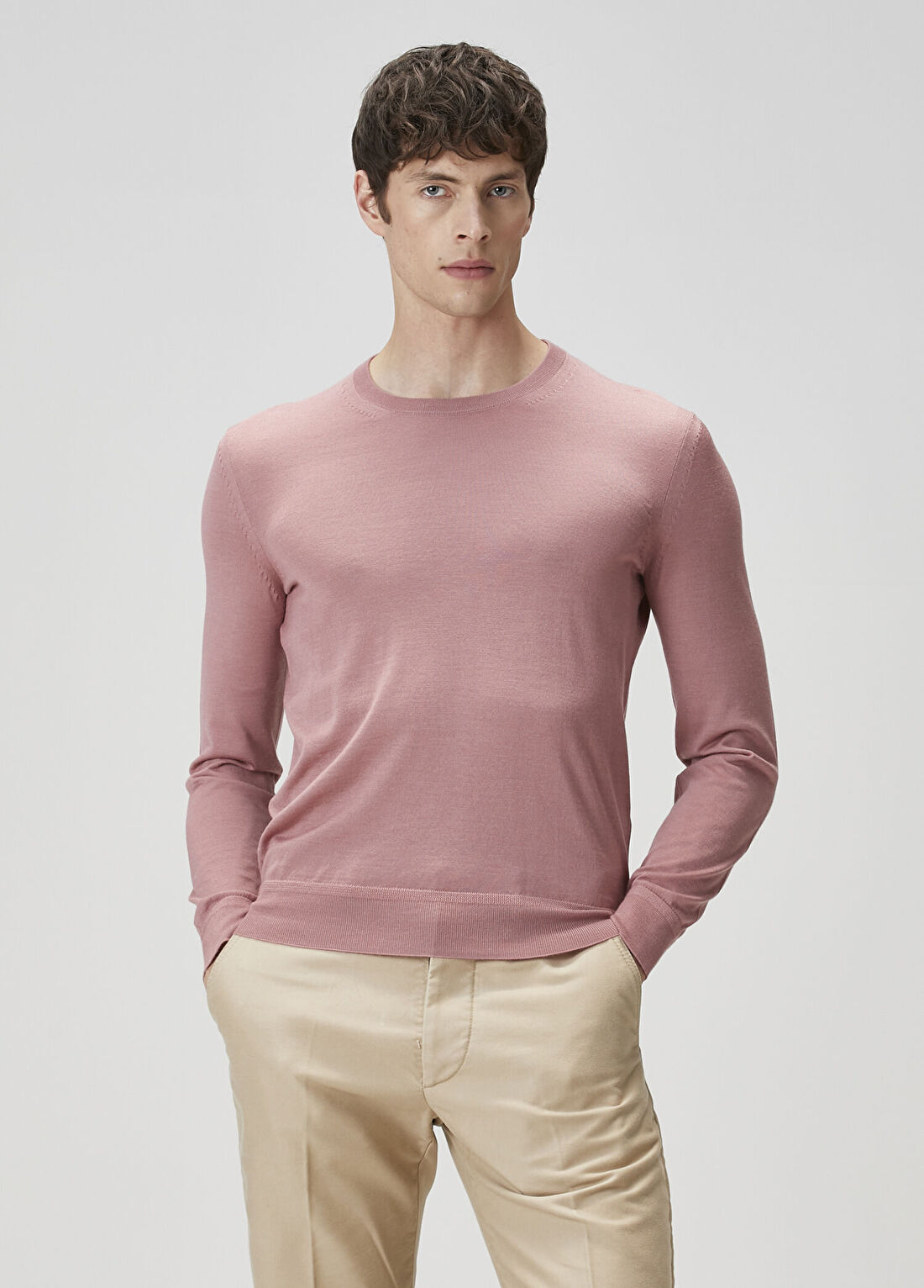 Tom Ford Koyu Pembe Kaşmir Kazak