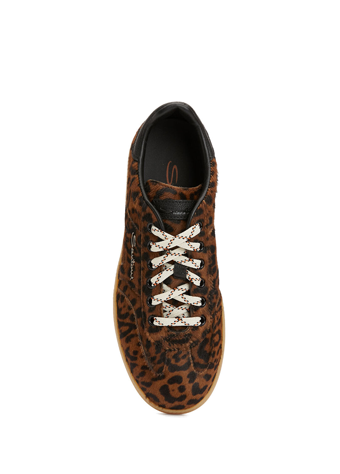 Santoni Taba Kadın Deri Sneaker görsel 4