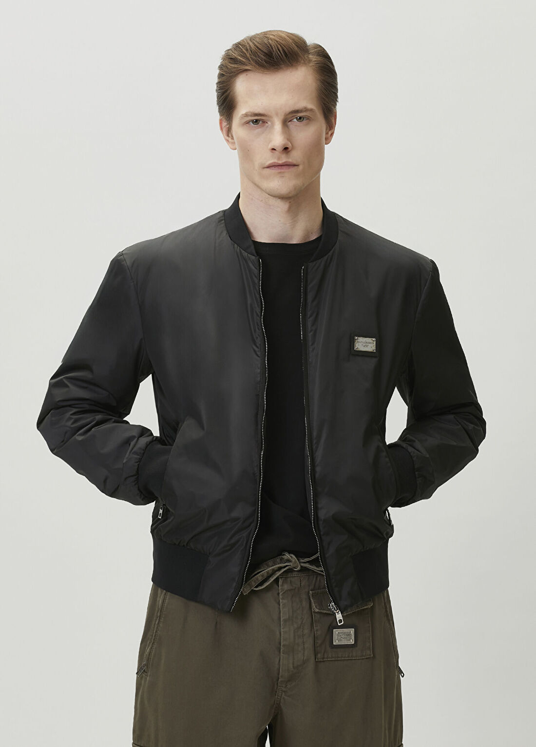 Dolce&Gabbana Siyah Bomber Ceket