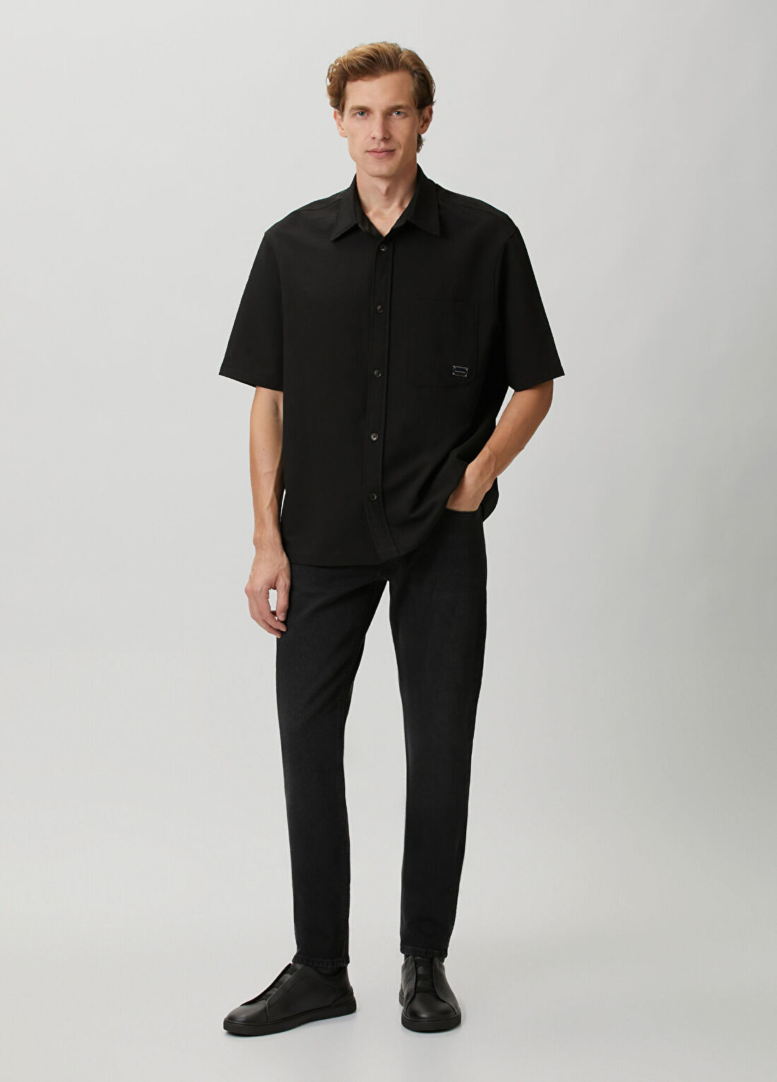 Emporio Armani J06 Siyah Slim Fit Jean Pantolon