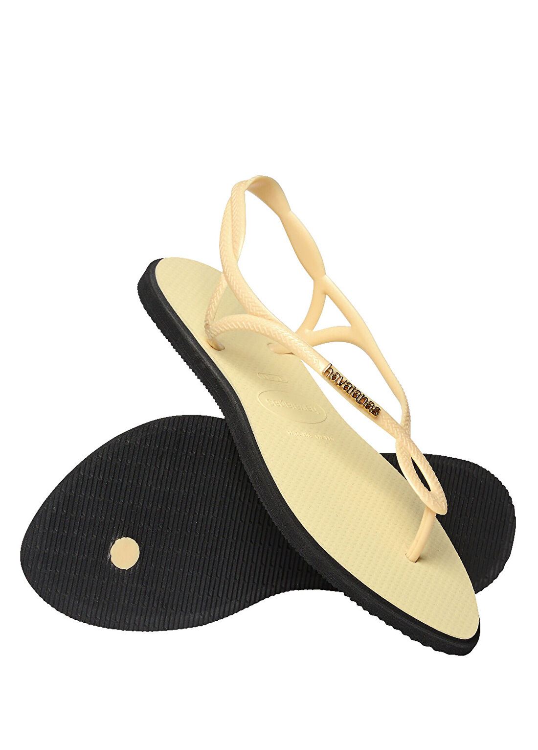 Havaianas Luna Point Krem Kadın Plaj Terliği görsel 4