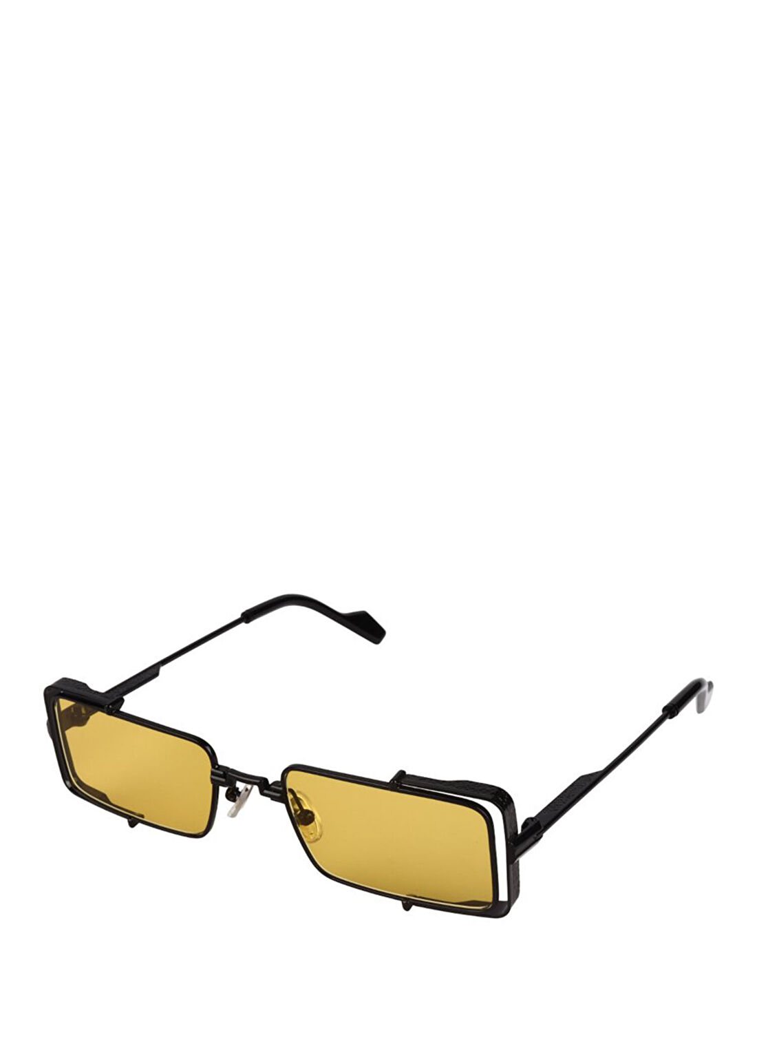 Original Vintage Sunglasses Twenties TW02 Black-117 Siyah Metal Unisex Güneş Gözlüğü