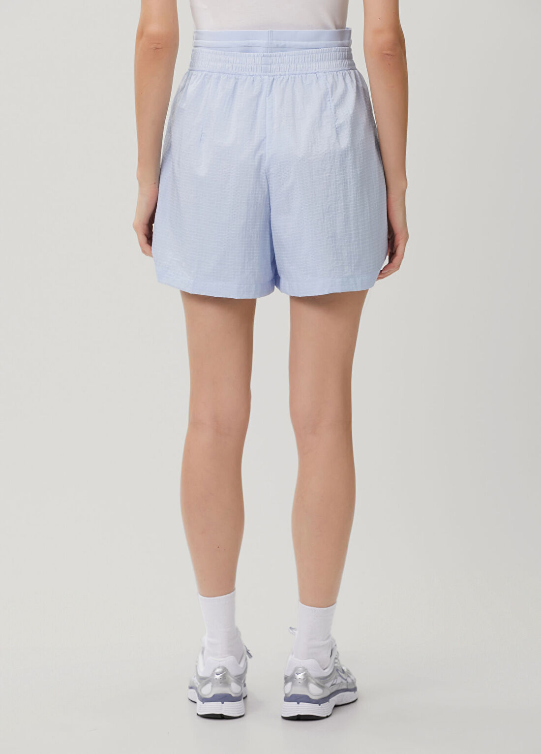 Nike Double Waistband Short Mavi Şort görsel 4
