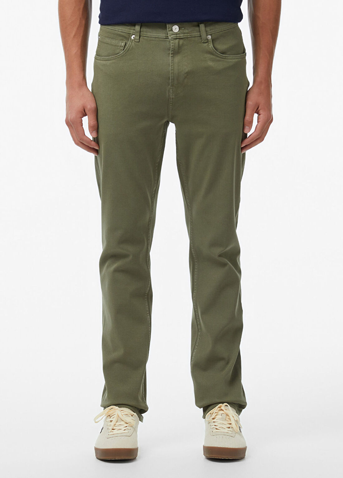 Lacoste Haki Slim Fit Erkek Jean Pantolon görsel 2