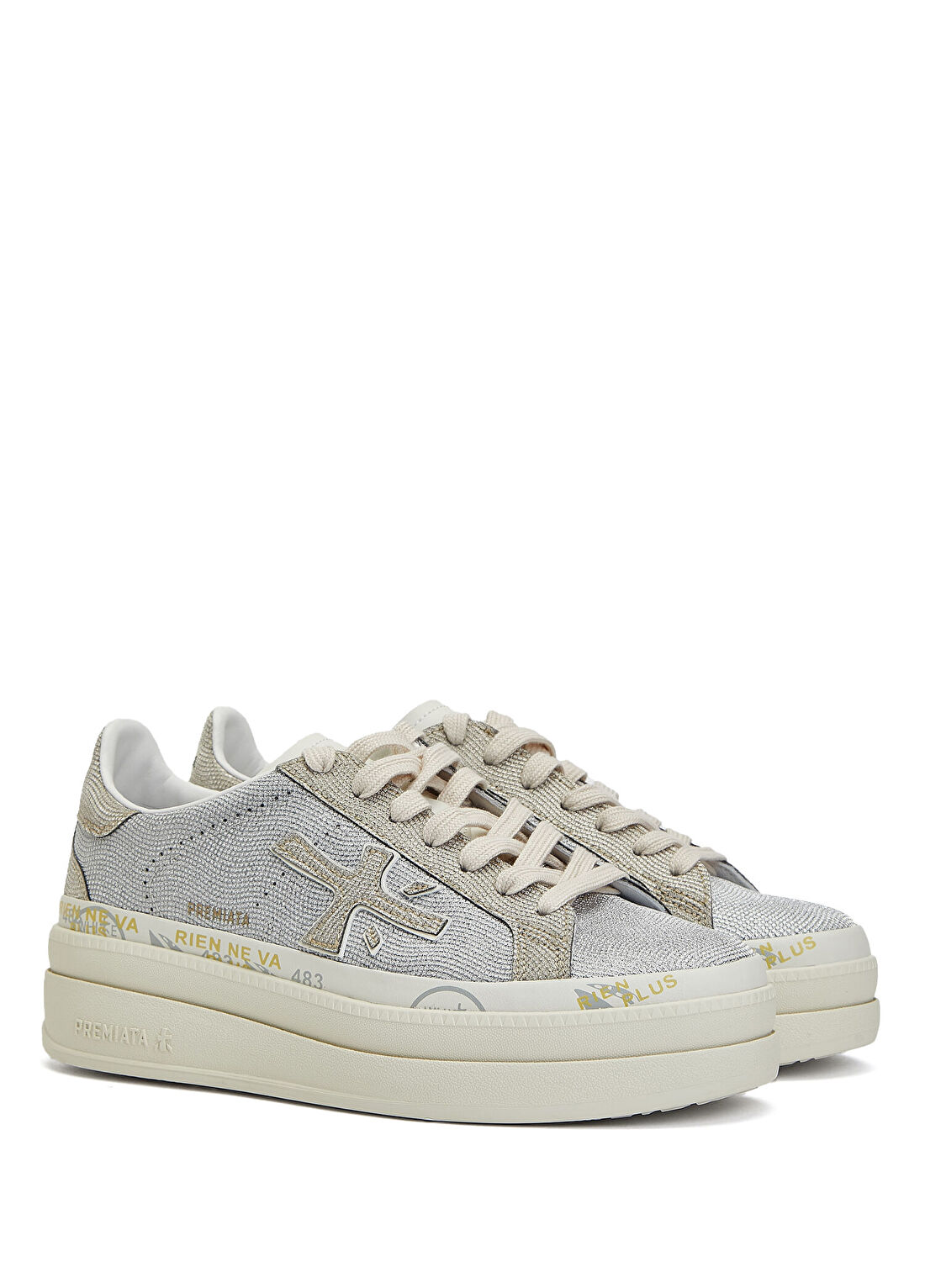Premiata Claudia Silver Kadın Sneaker görsel 2