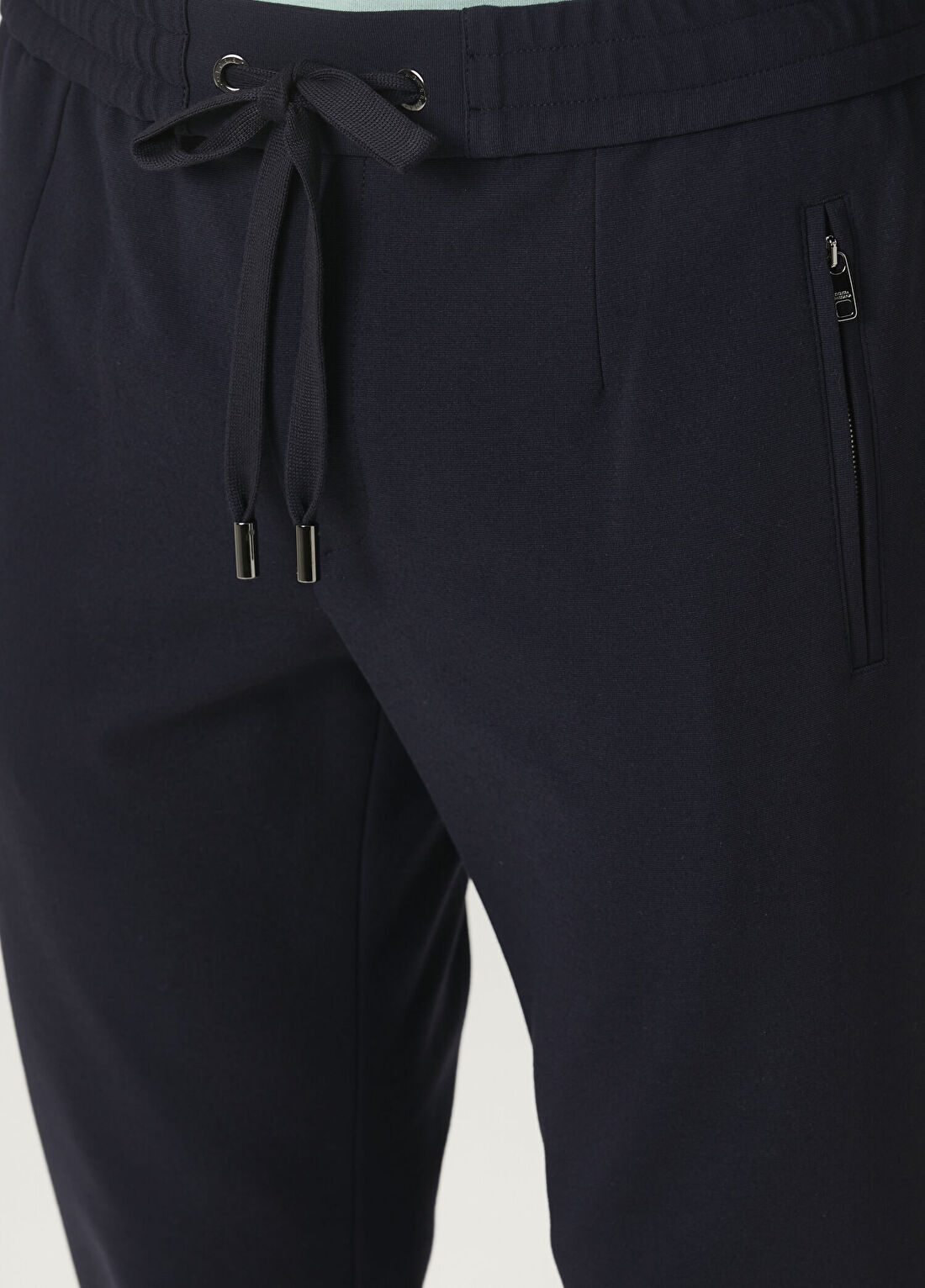 Dolce&Gabbana Lacivert Beli Kordonlu Pantolon görsel 4