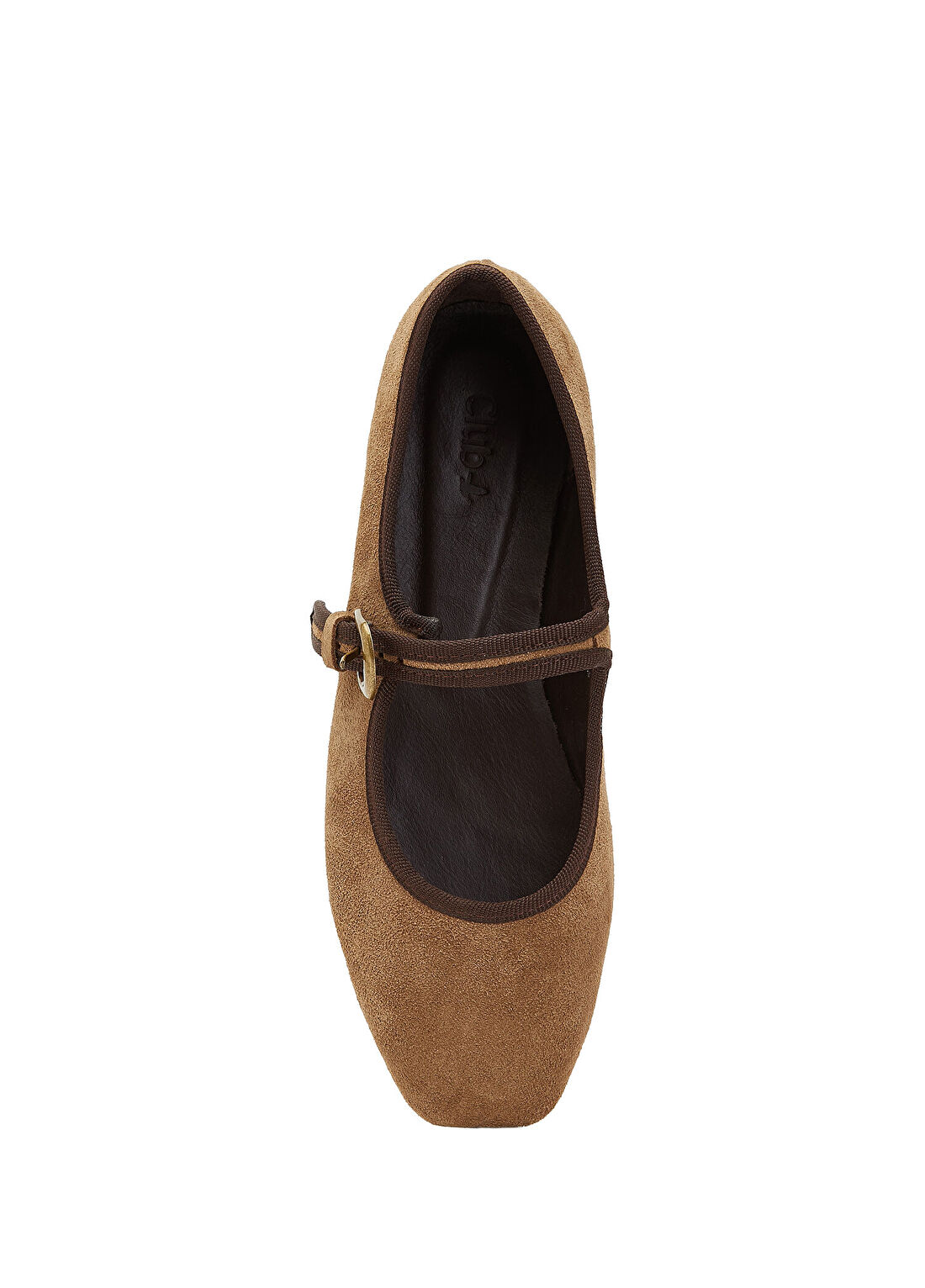 Beymen Club Mary Jane Camel Tokalı Süet Babet görsel 4