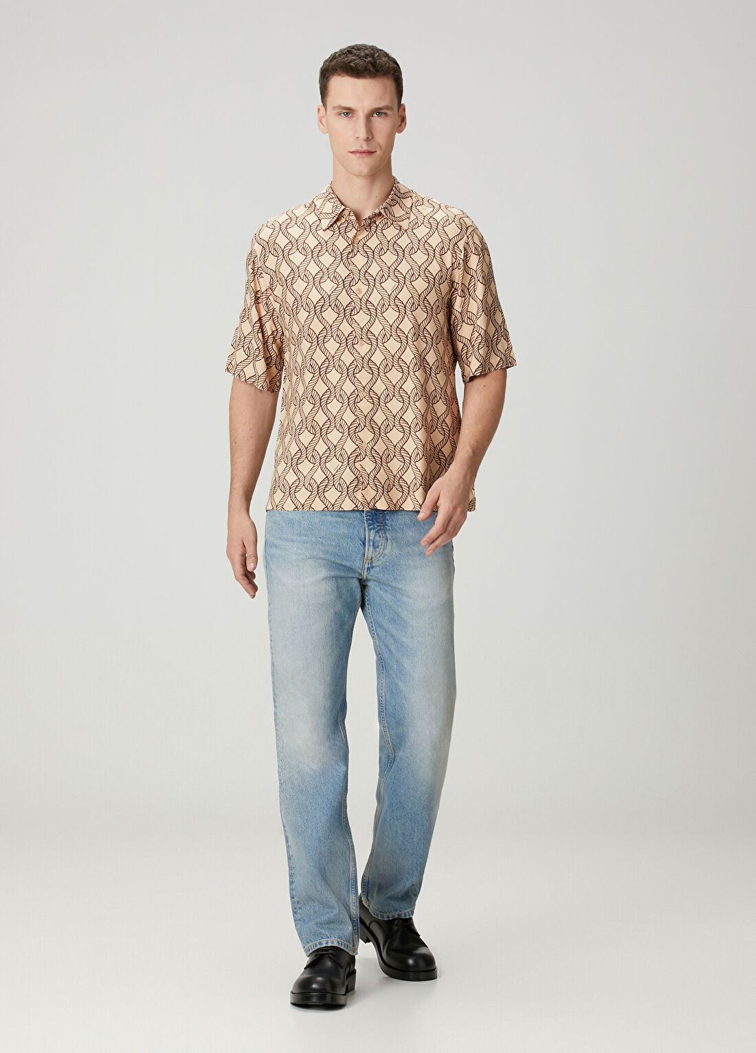 Sandro Regular Fit Mavi Jean Pantolon