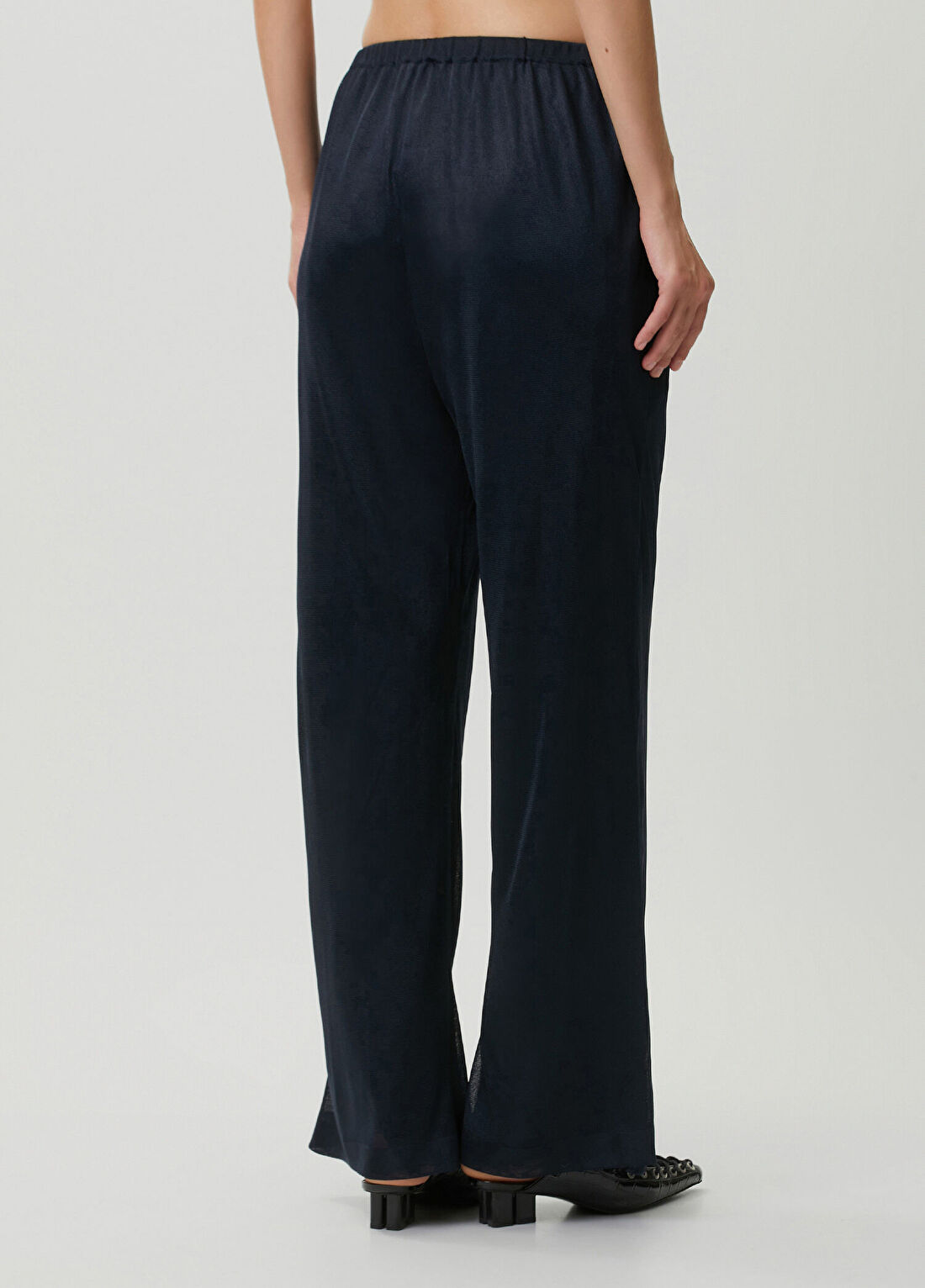 Ferragamo Lacivert Pantolon görsel 4