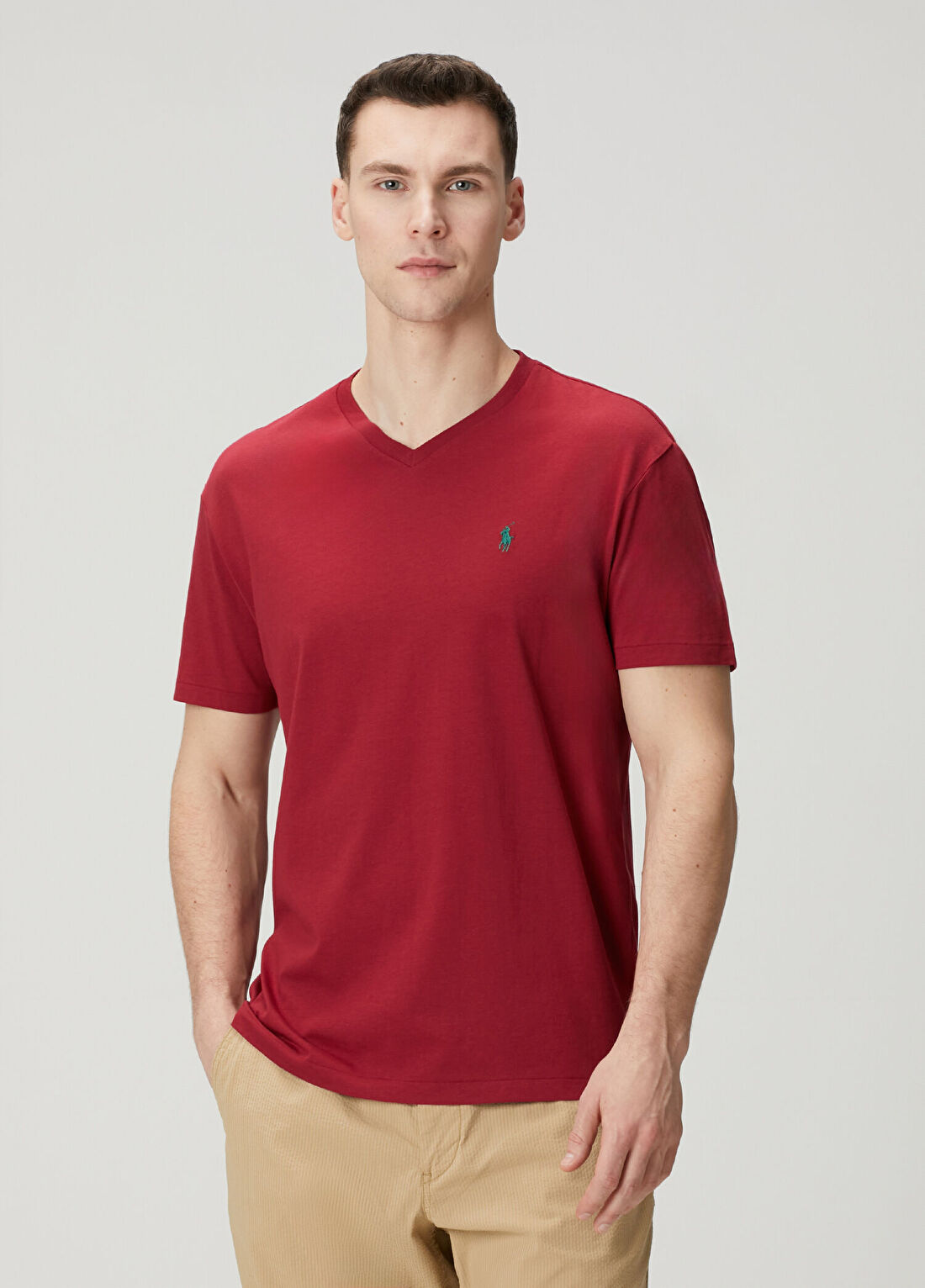 Polo Ralph Lauren Koyu Kırmızı Basic T-shirt