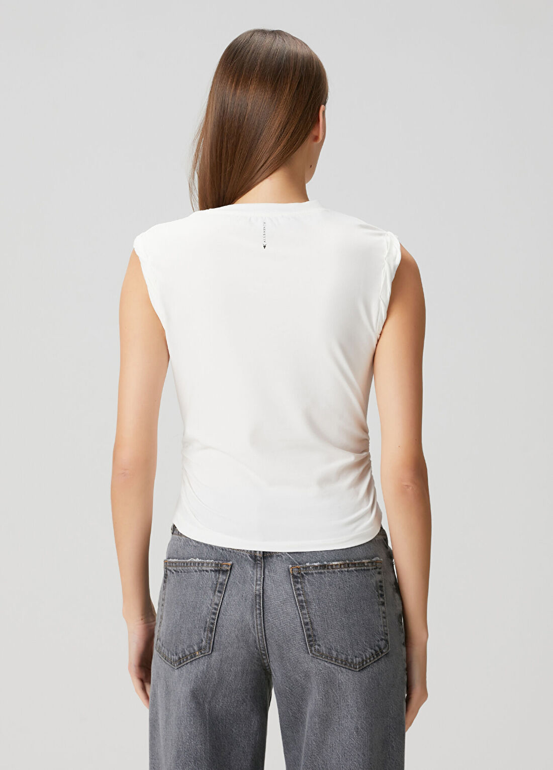 AllSaints Beyaz T-shirt görsel 4