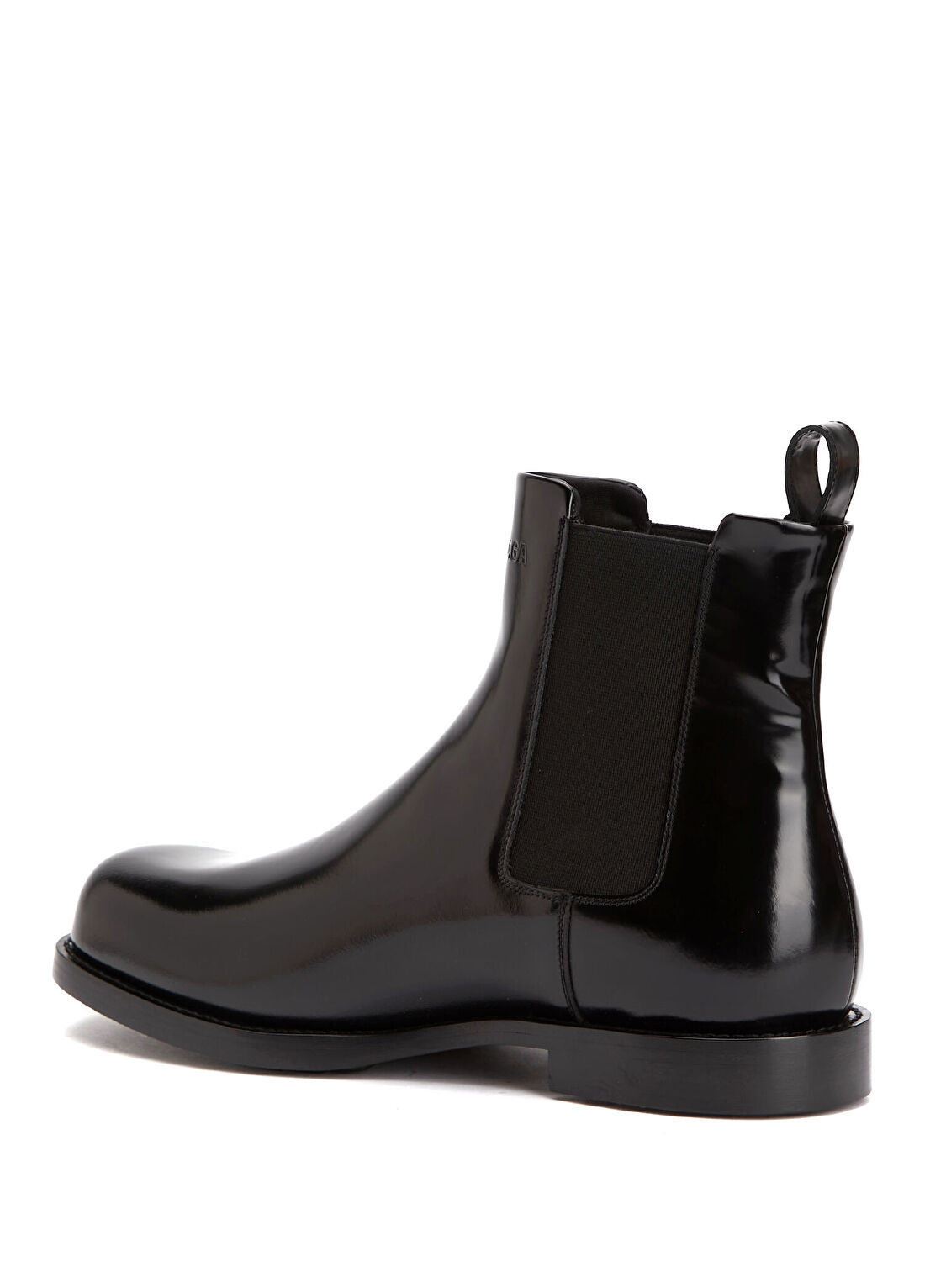 Balenciaga Comfy Siyah Erkek Deri Bot görsel 3