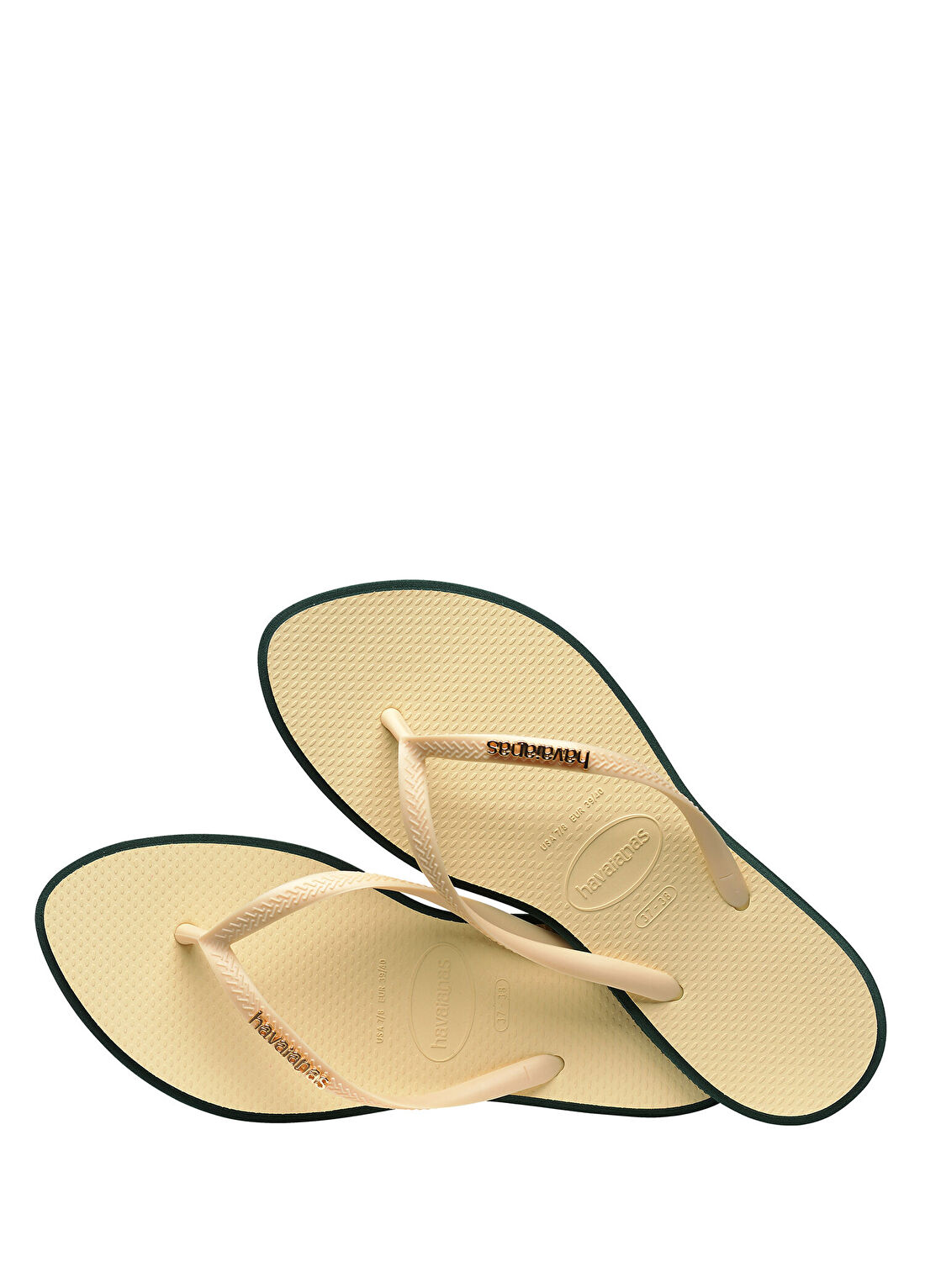 Havaianas Slim Point Bej Kadın Plaj Terliği görsel 4