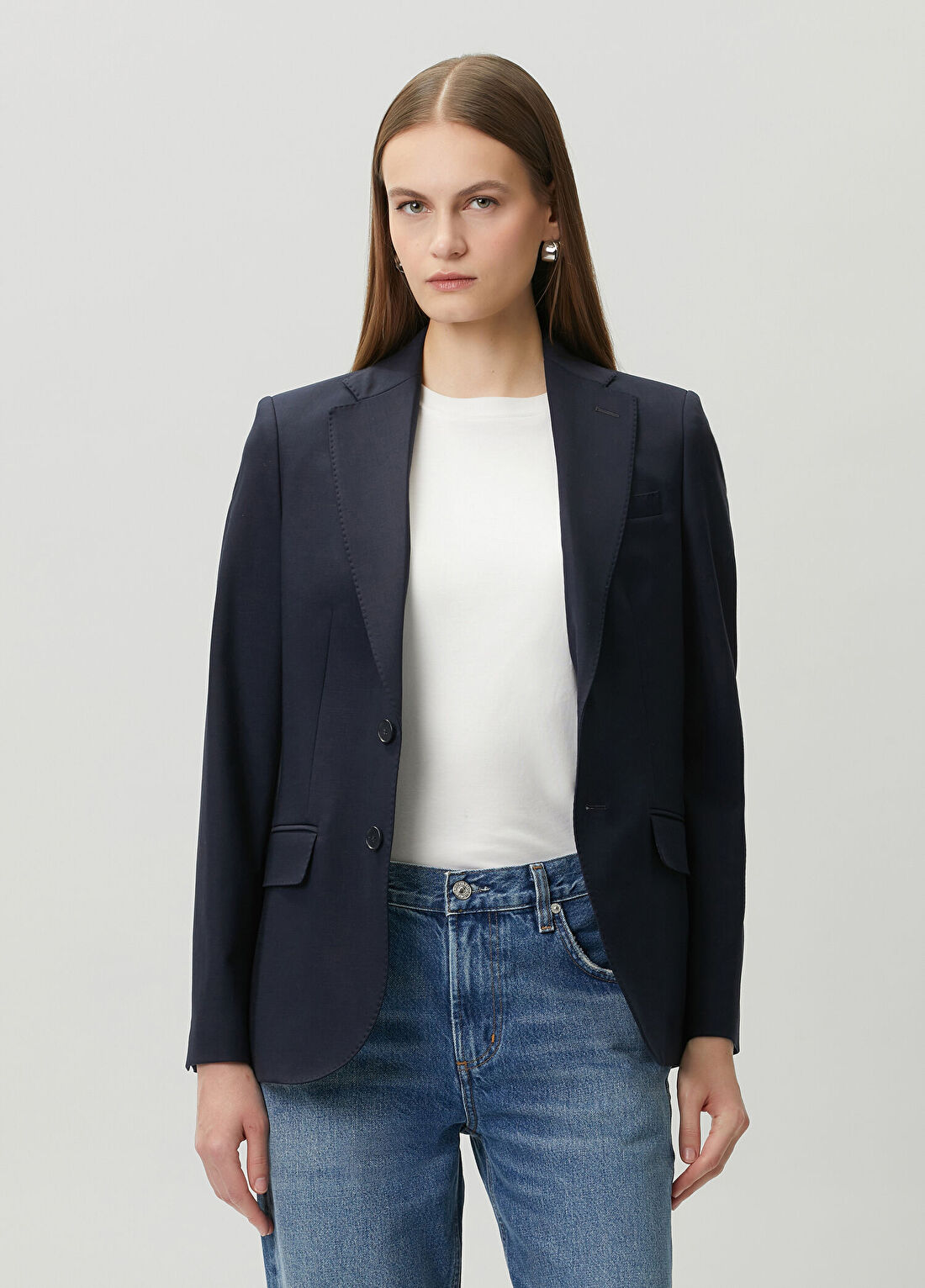 Polo Ralph Lauren Lacivert Yün Blazer