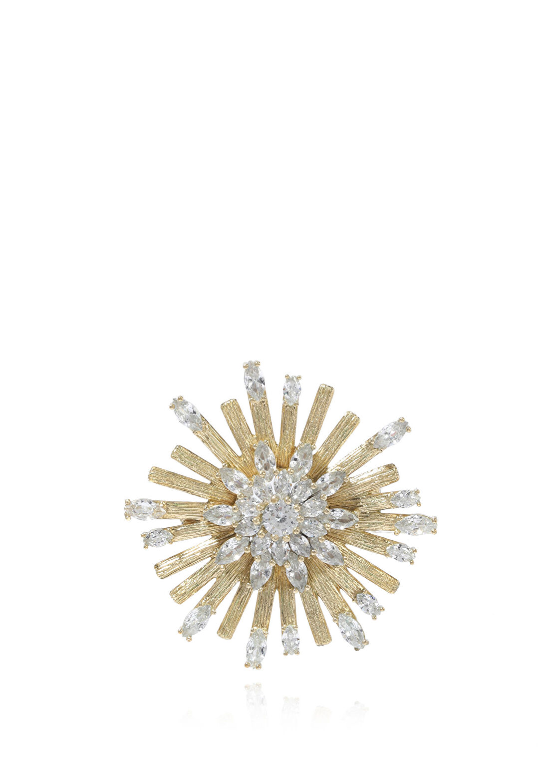 Beymen Collection Gold Taşlı Kadın Broş