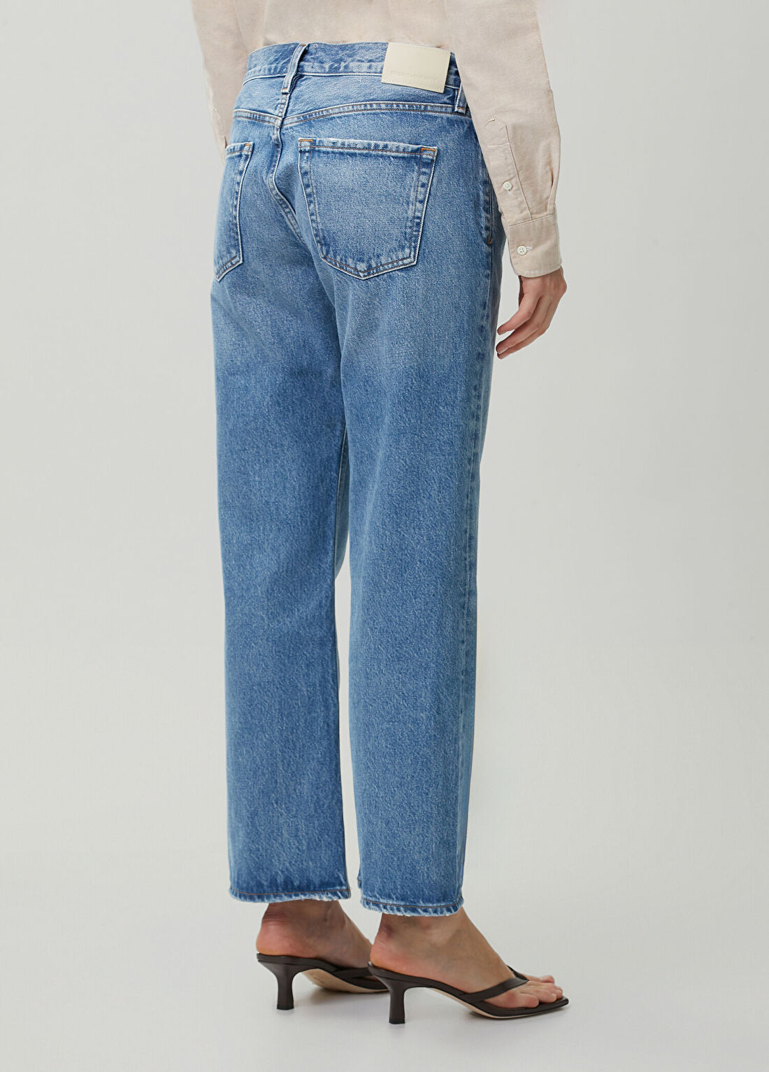 Citizens Of Humanity Faye Vintage Straight Mavi Jean Pantolon görsel 4
