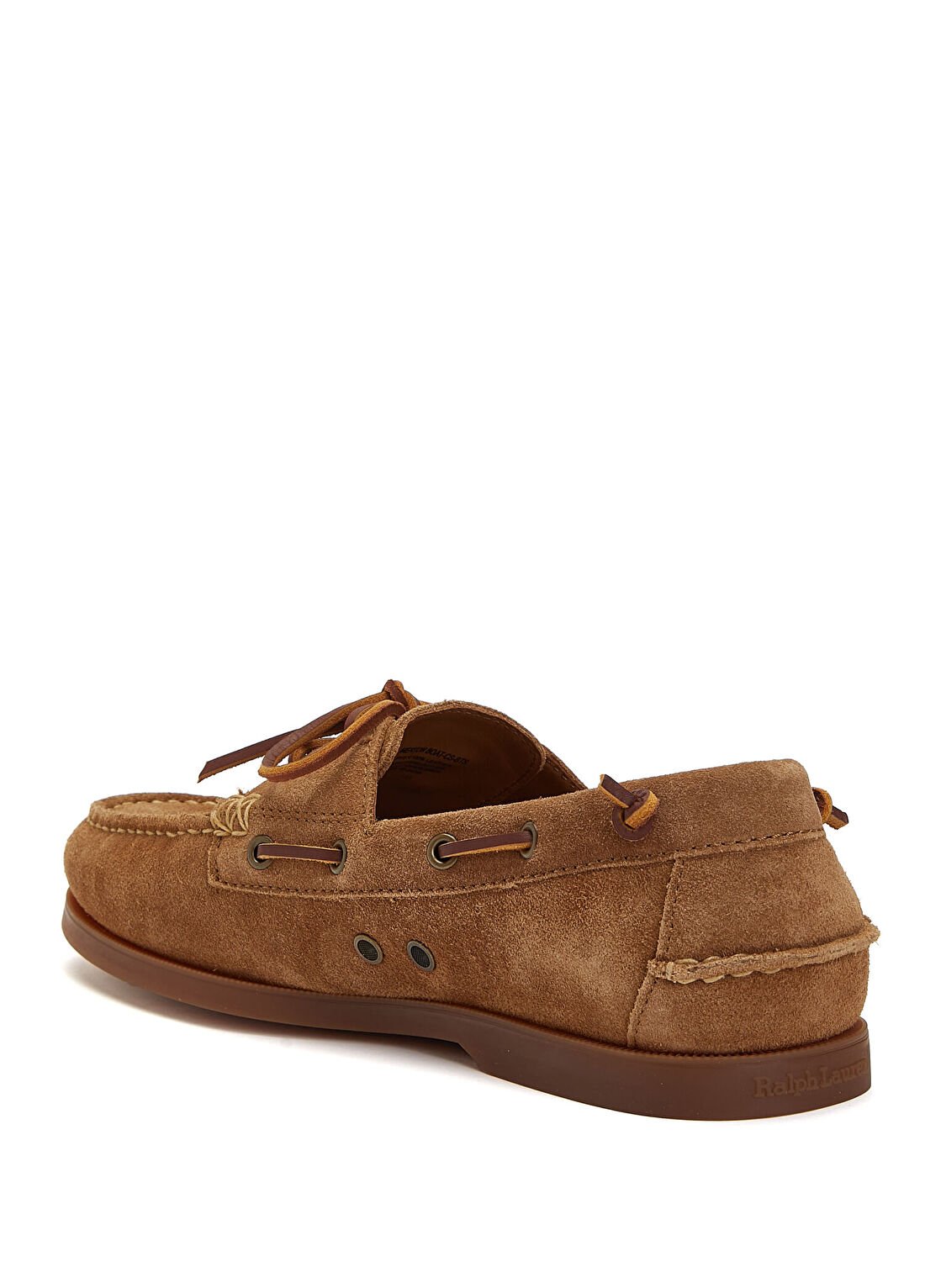 Polo Ralph Lauren Merton Bej Erkek Süet Loafer görsel 3