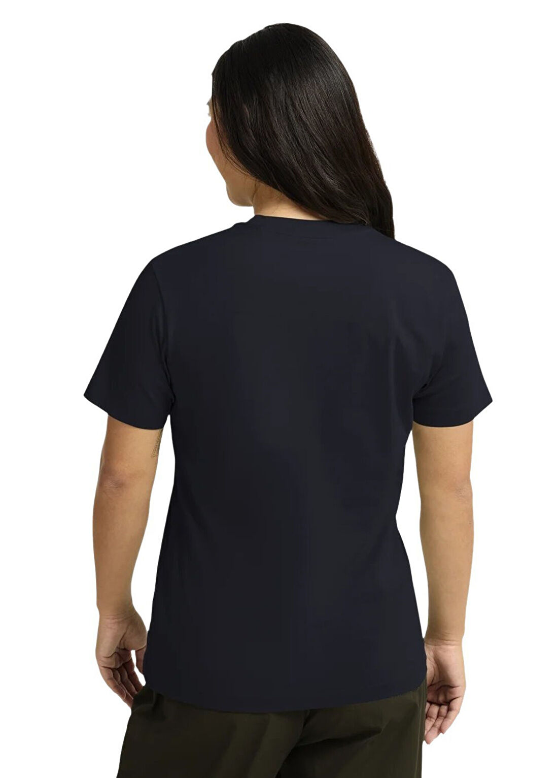 Jack Wolfskin Essential T Lacivert Kısa Kollu Kadın T-shirt görsel 4