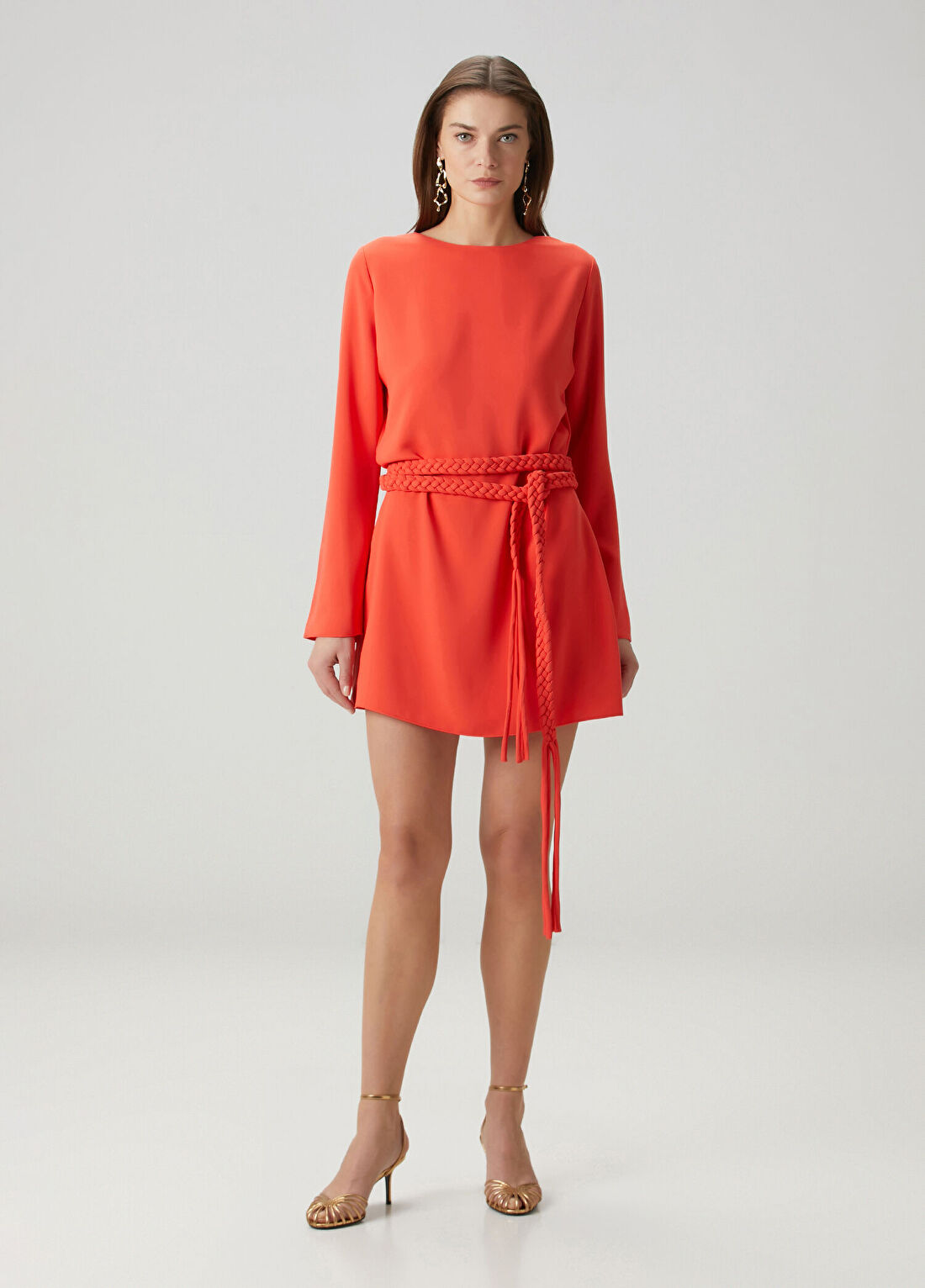 Alexis Angelie Coral Mini Elbise
