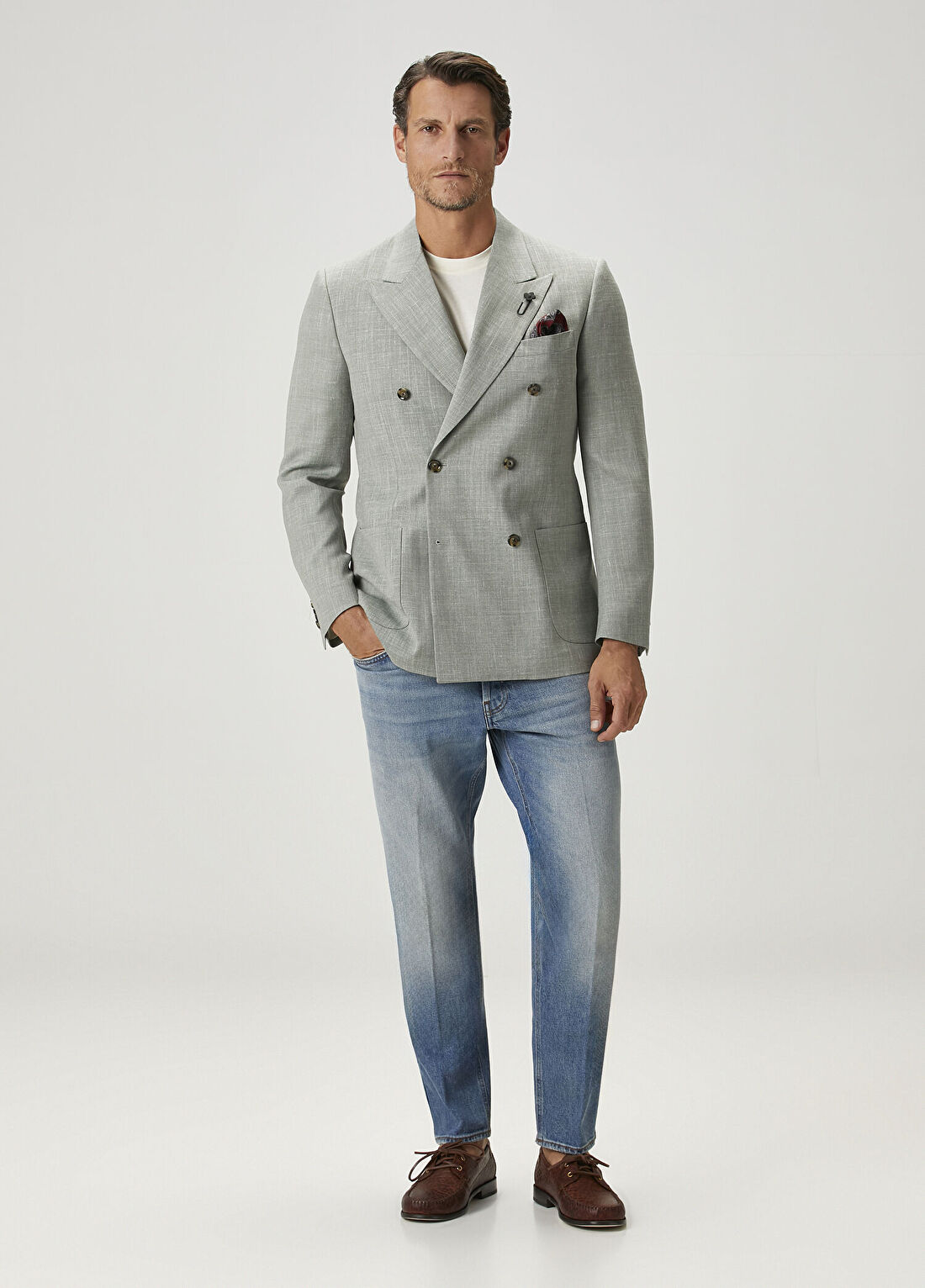 Lardini Mavi Jean Pantolon