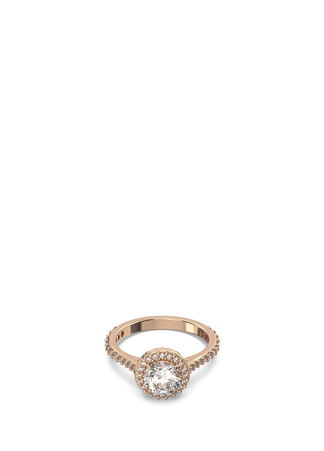 Swarovski Constella Rıng Rnd Pv L Whıte Ros Kadın Yüzük