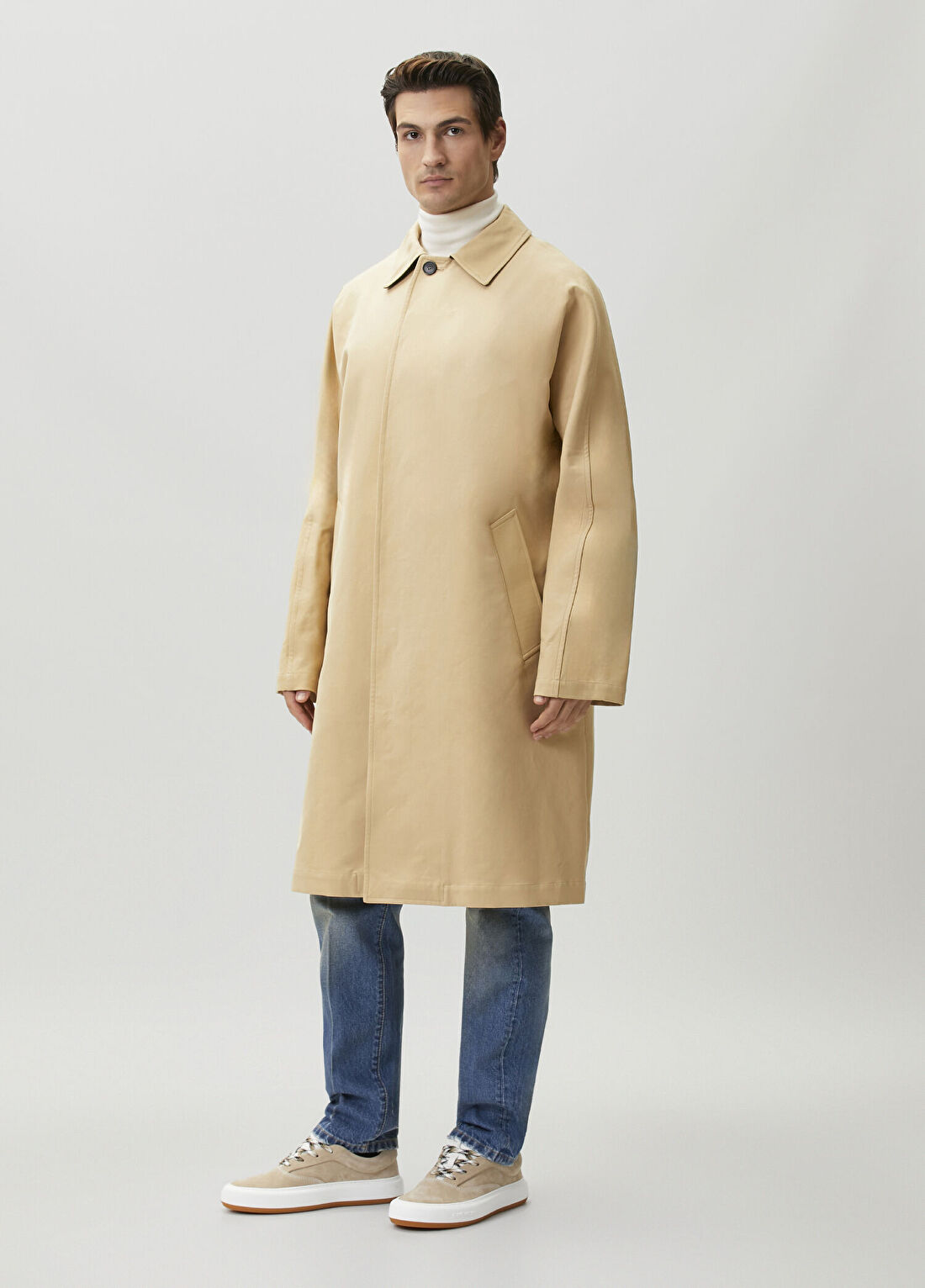 Givenchy Bej Pardösü görsel 3