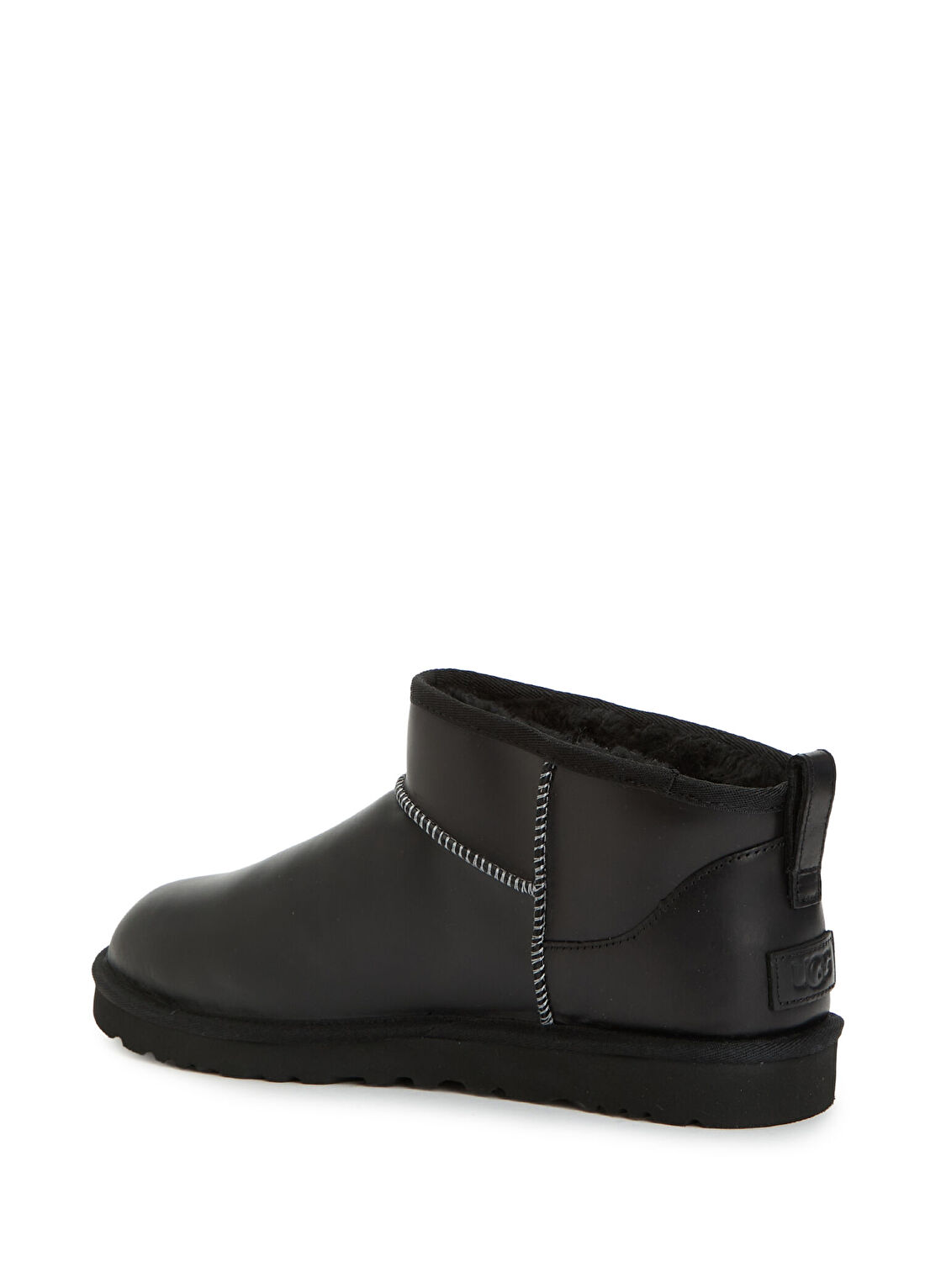 Ugg Classic Ultra Mini Siyah Erkek Deri Bot görsel 3