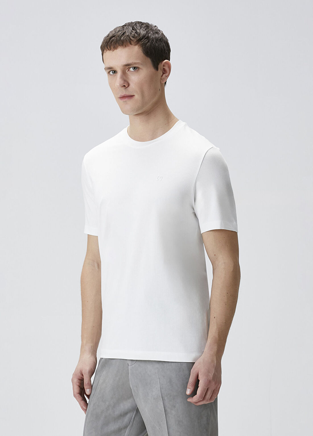 Network Beyaz Kısa Kol Basic T-shirt görsel 4