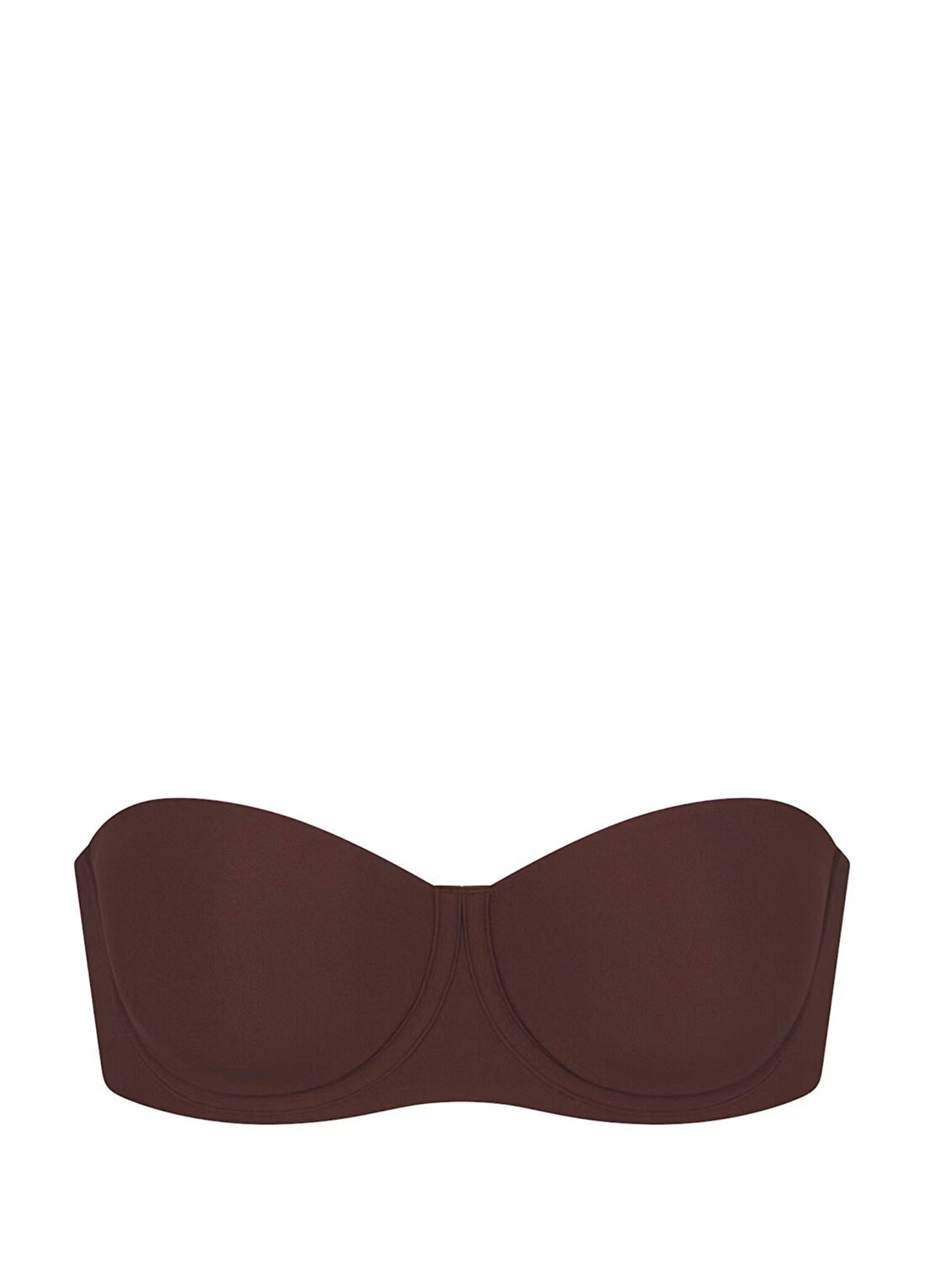 Skims Fits Everybody Strapless Koyu Kahverengi Sütyen