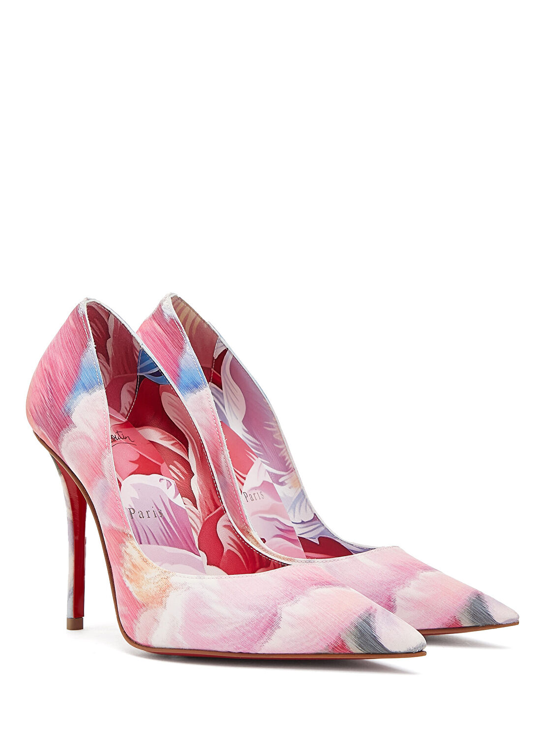 Christian Louboutin Miss Z Çok Renkli Desenli Stiletto görsel 2