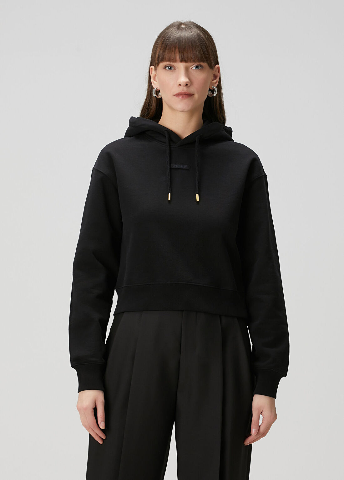 Jacquemus Siyah Kapüşonlu Sweatshirt