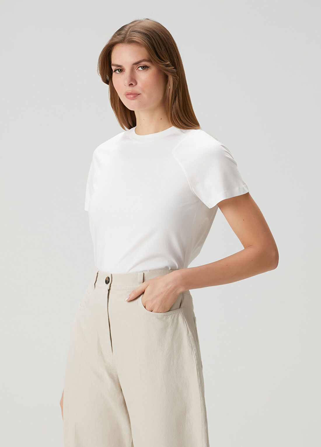 Mkdt Studio Laia Beyaz T-shirt