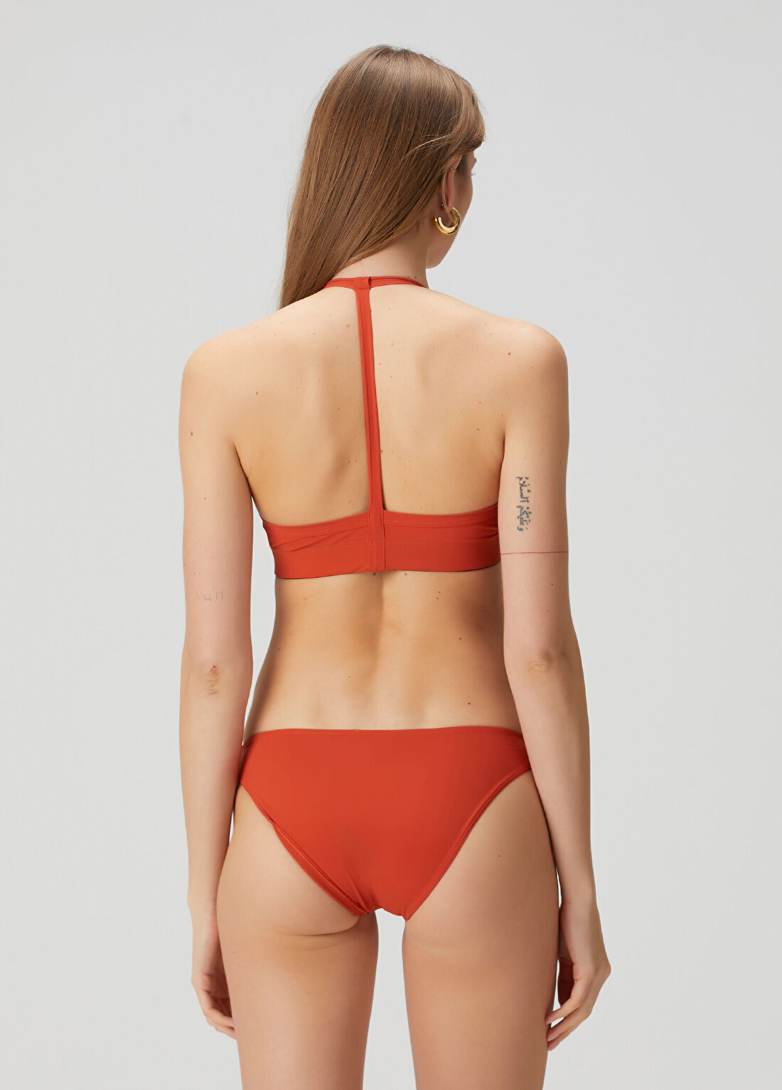 Rick Owens Turuncu Üçgen Bikini Üstü görsel 4