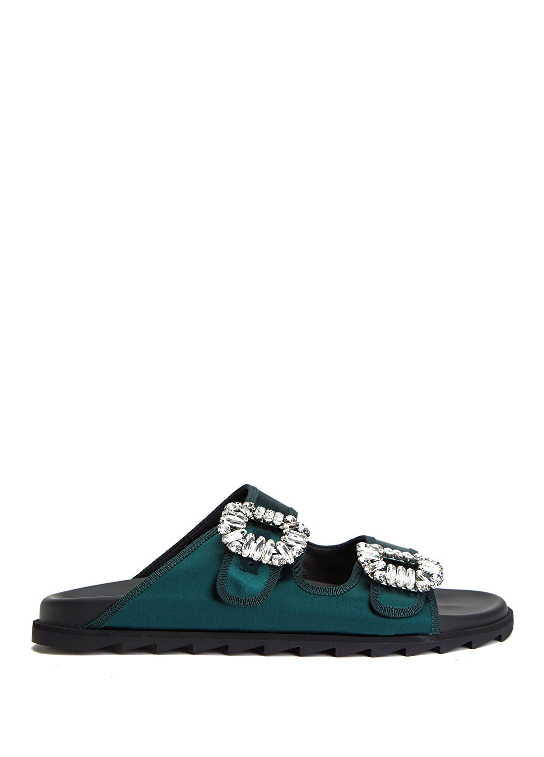 Roger Vivier Koyu Yeşil Kadın Terlik