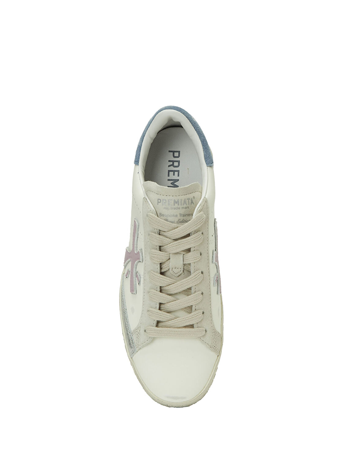 Premiata Steven Beyaz Kadın Deri Sneaker görsel 4