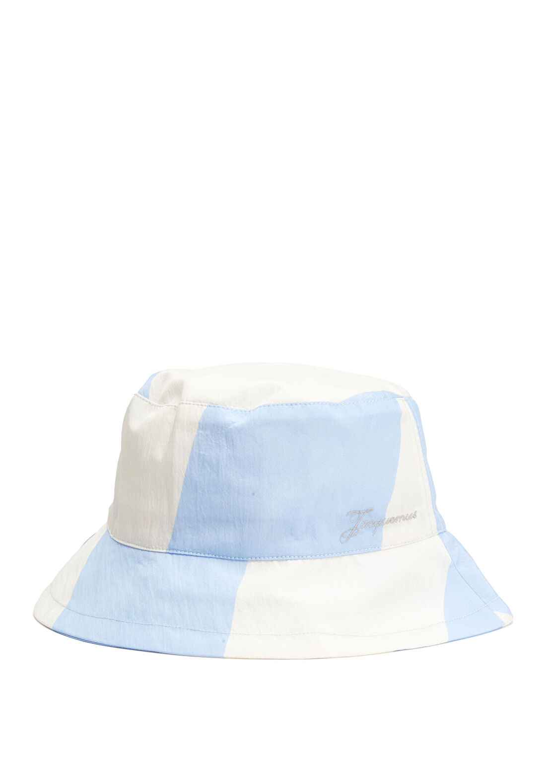Jacquemus Mavi Beyaz Kadın Deri Bucket Şapka