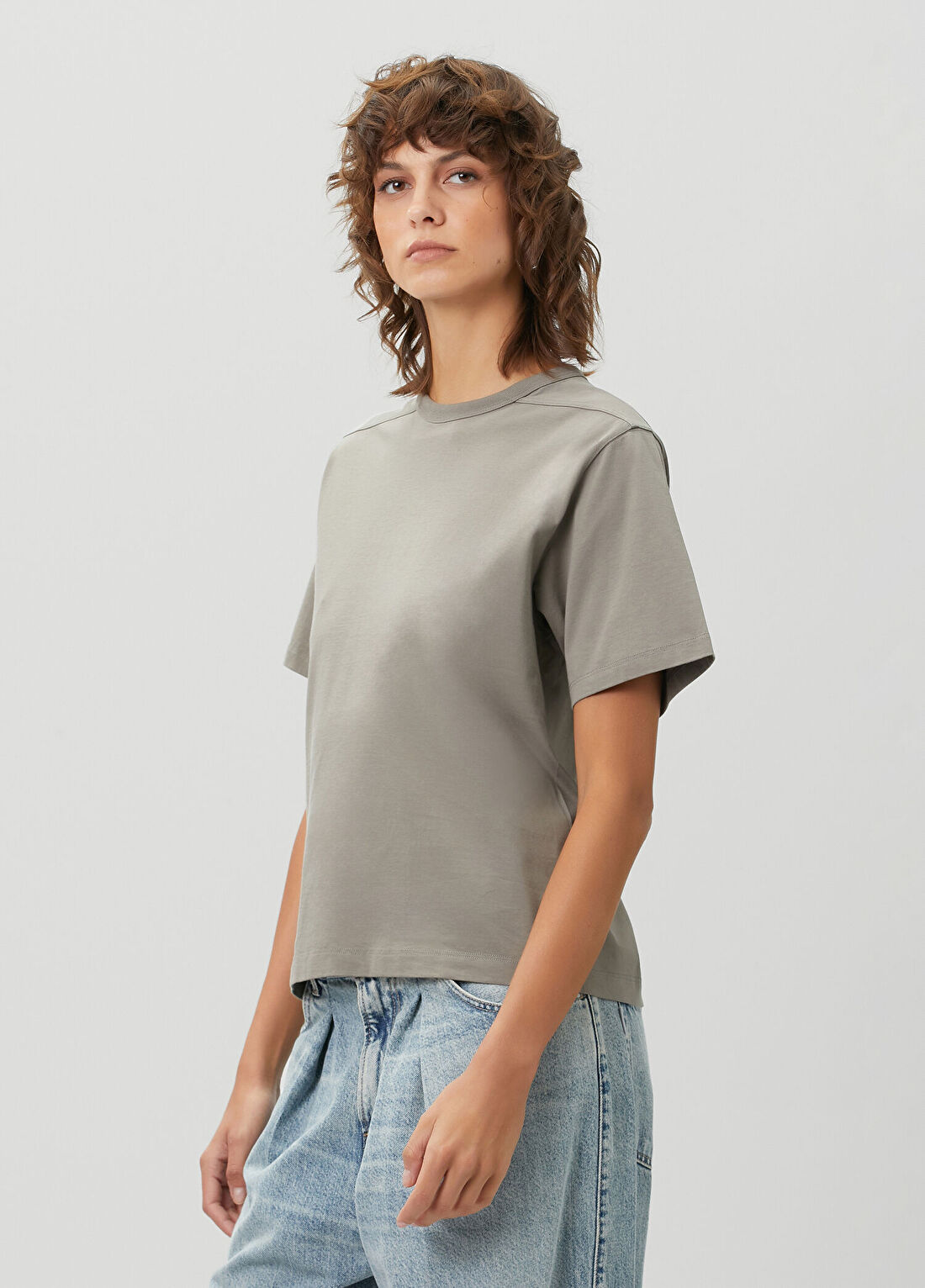 Rick Owens Gri T-shirt görsel 3