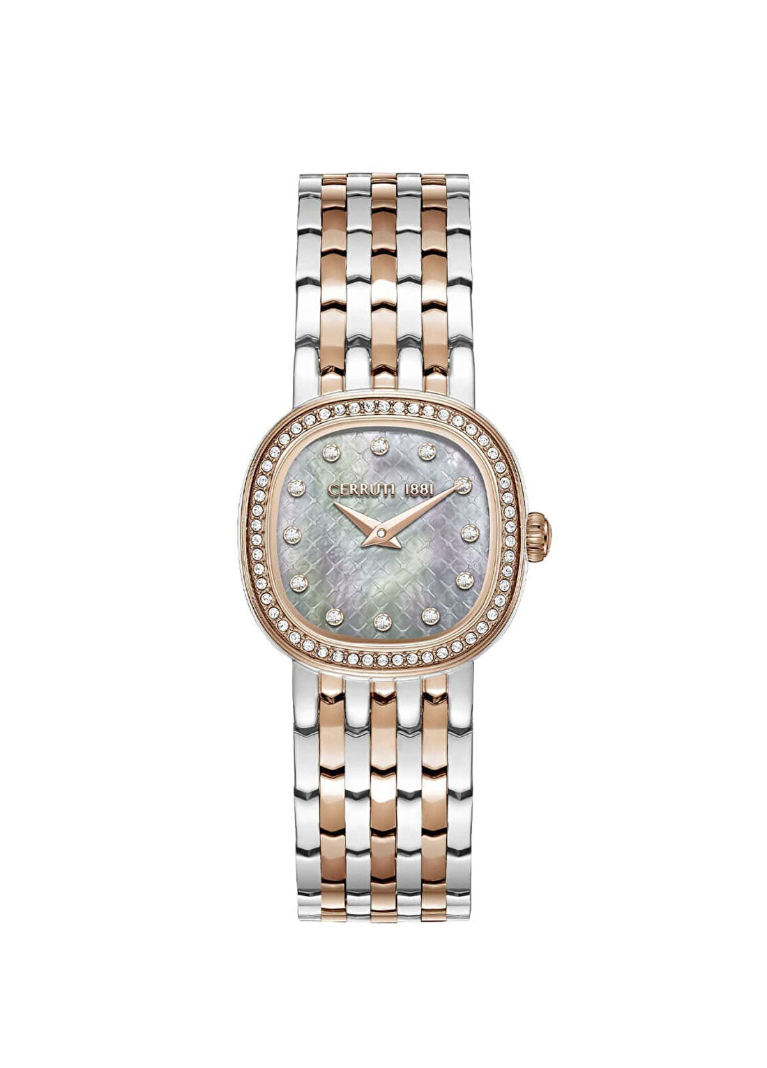Cerruti 1881 CIWLG0072910 Metalik Gri Rose Gold Çelik Kadın Kol Saati