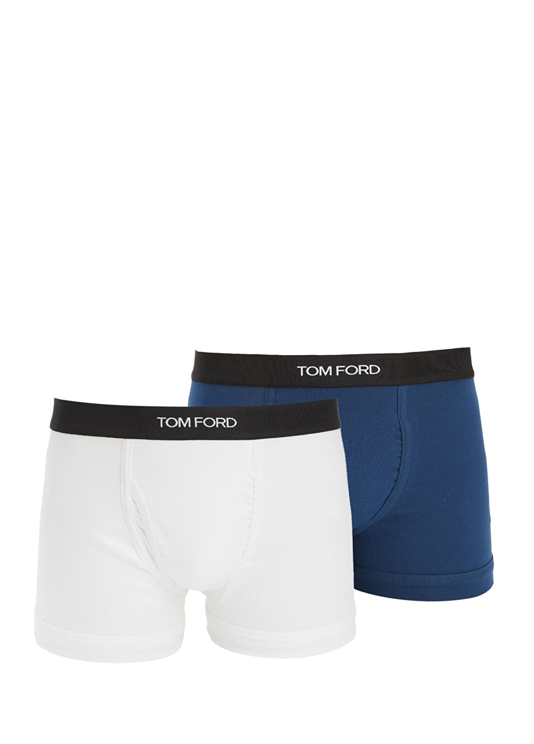 Tom Ford Mavi Beyaz 2li Boxer Seti