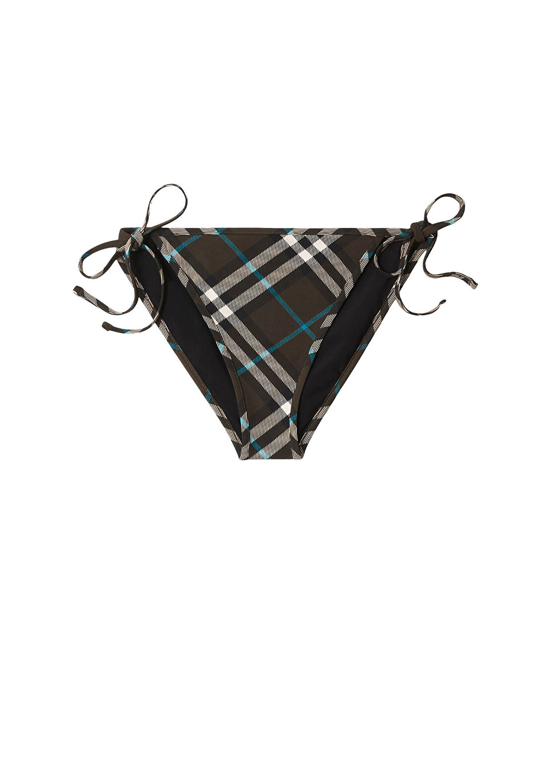 Burberry Check Haki Desenli Kadın Bikini Altı