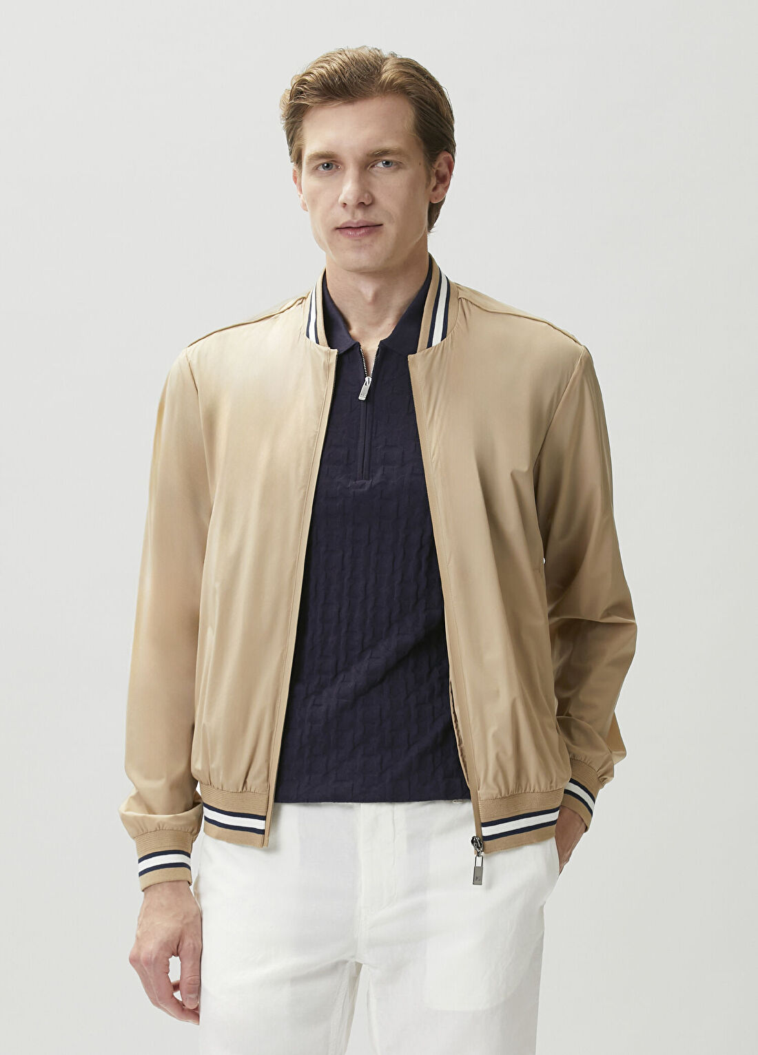 Pal Zileri Bej Bomber Mont