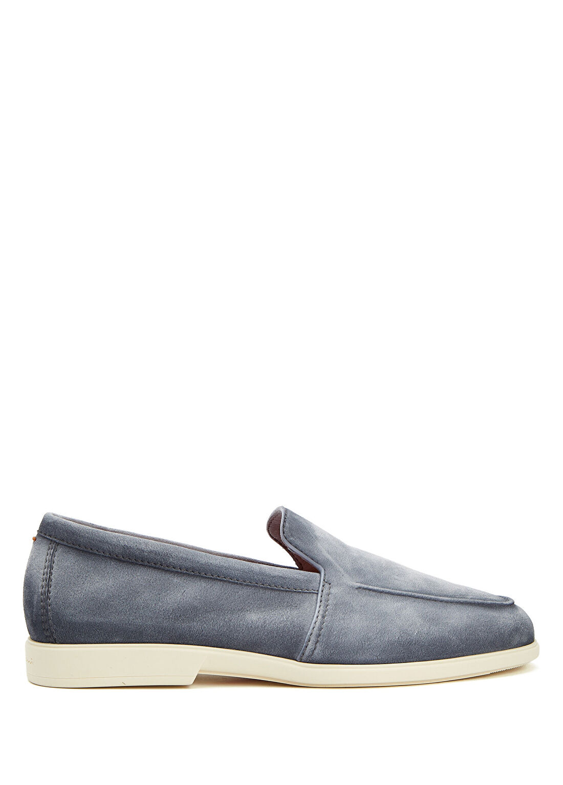 Santoni Malibu Açık Mavi Erkek Süet Loafer