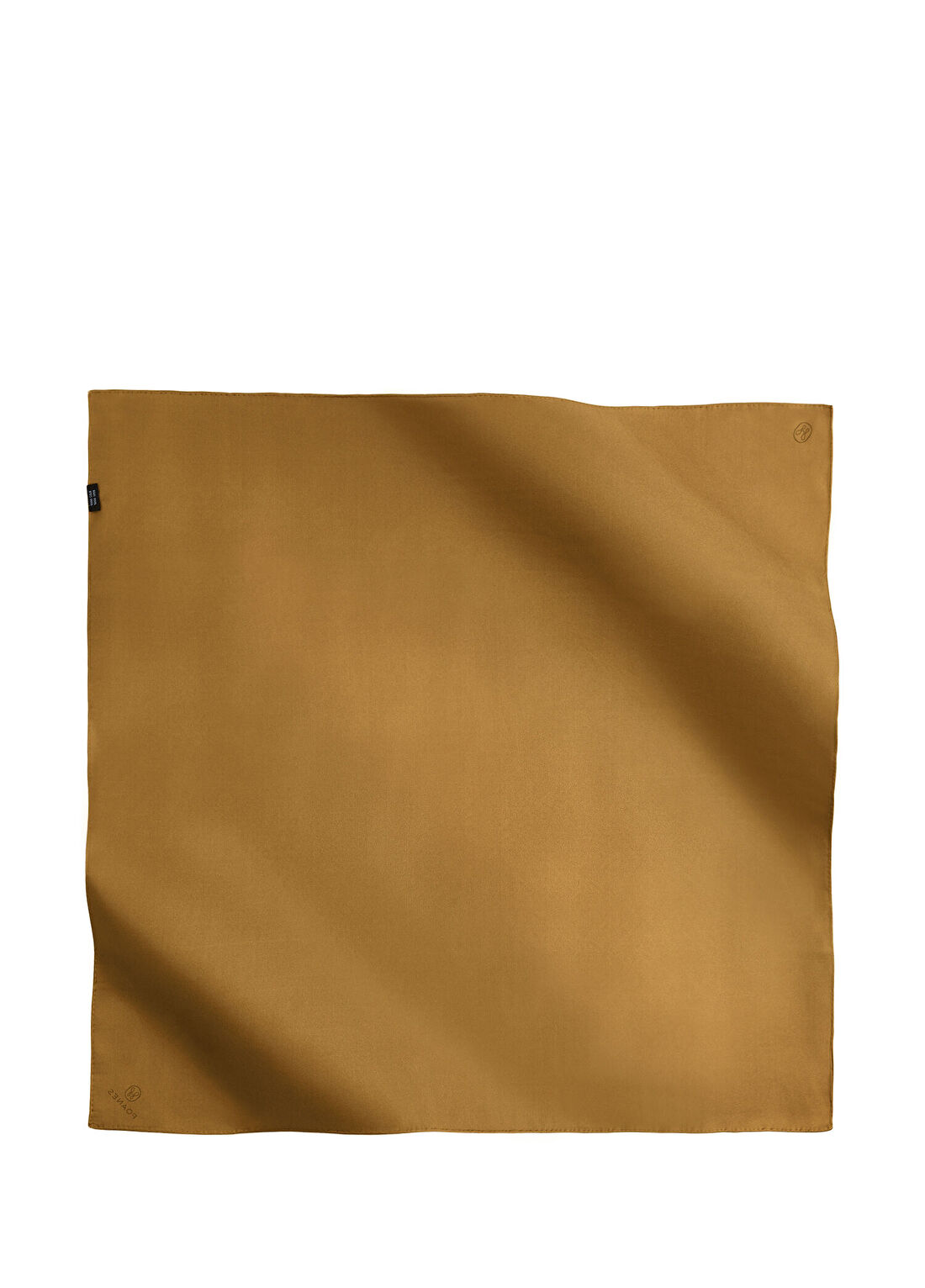 Poanes Kahveregi İpek Twill Kadın Eşarp