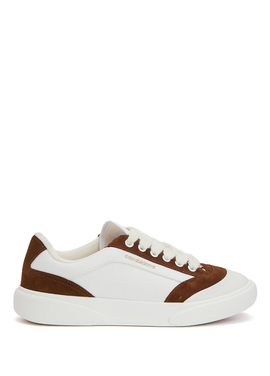 Casablanca Del Mar Kahve Beyaz Erkek Deri Sneaker