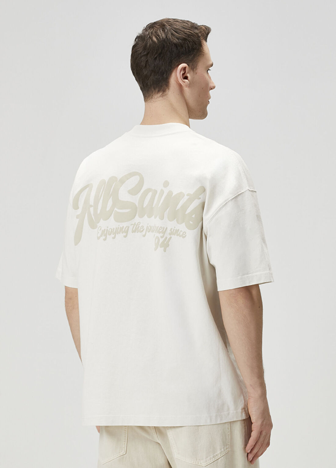 AllSaints Odyssey Beyaz T-shirt görsel 4