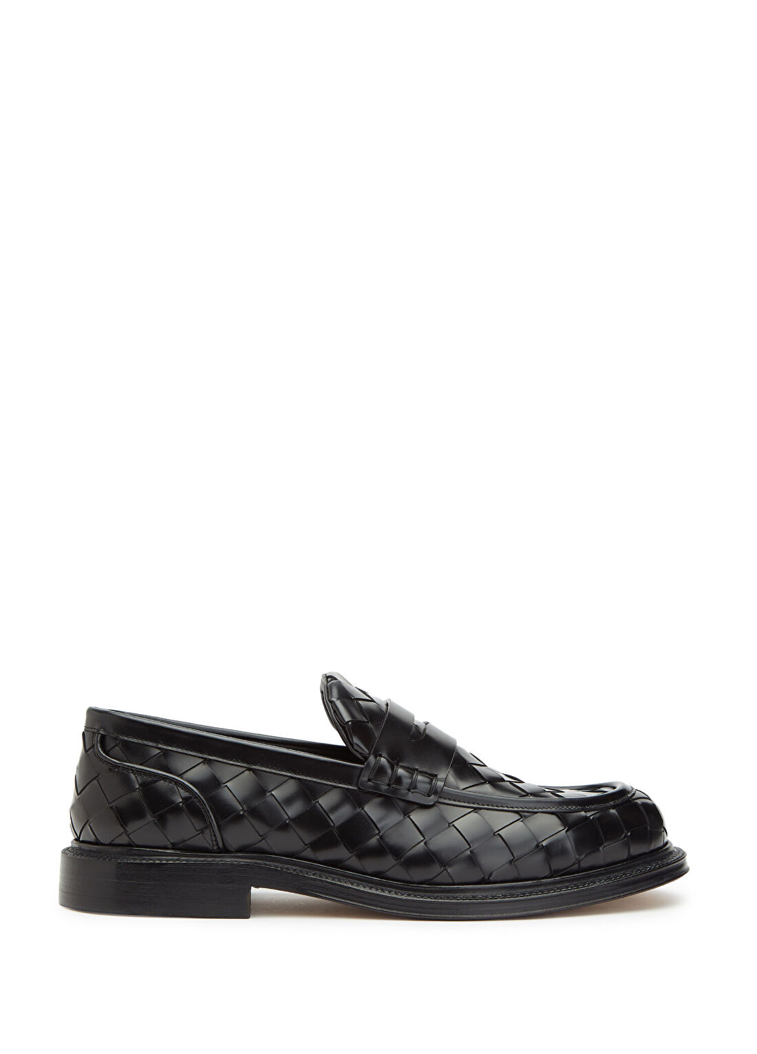 Bottega Veneta James Siyah Erkek Deri Loafer
