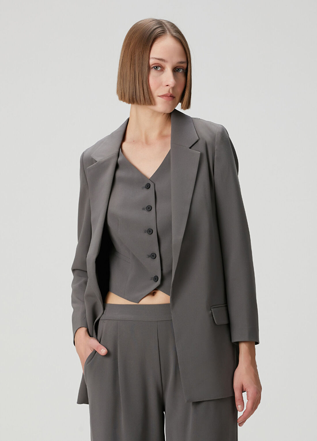 AllSaints Aleida Vizon Blazer