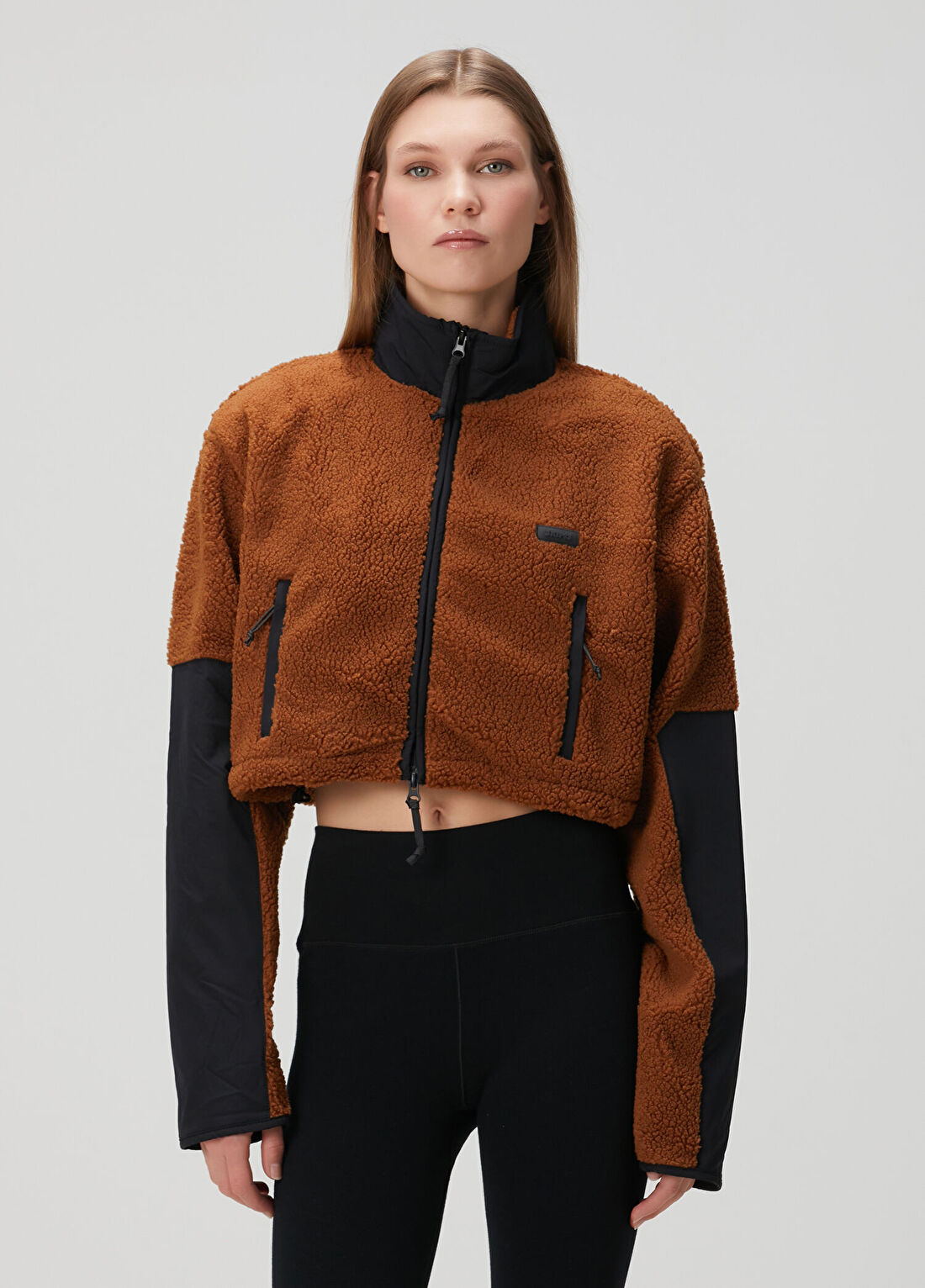Skims Teddy Kahverengi Cropped Ceket